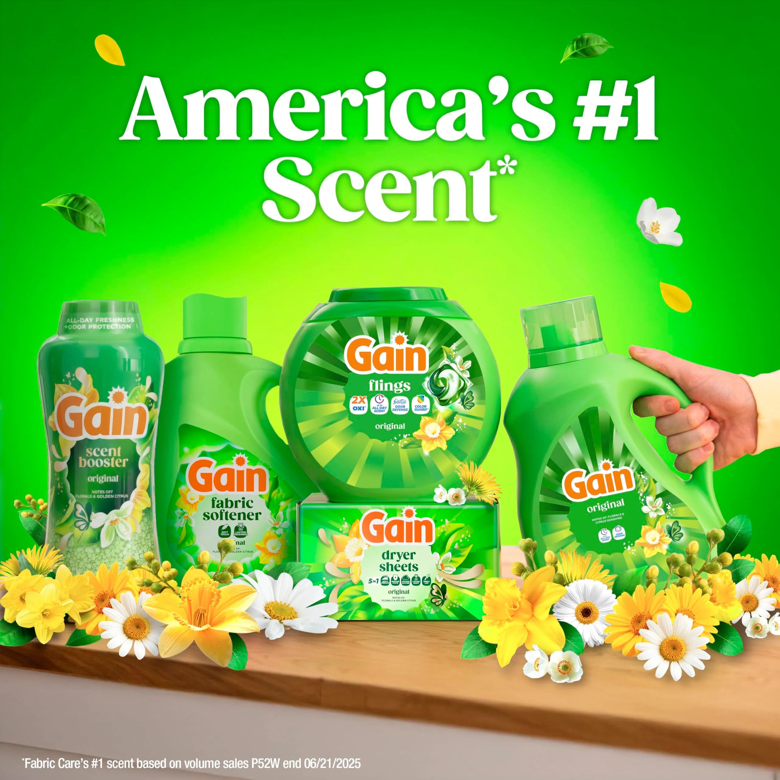 Gain Liquid Laundry Detergent, Original Scent, 177 fl oz, Freshness + Odor Fighting, Laundry Detergent Liquid Soap, HE compatible, 134 loads (Packaging May Vary) - Image 8