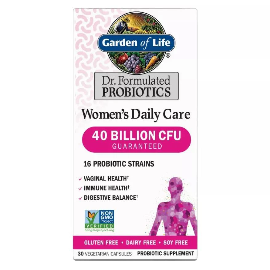 Garden of Life Dr. Formulated Women’s Daily Care Probiotics Vitamins for Digestive Gut Health and Immune Support, 30 Count - Image 3