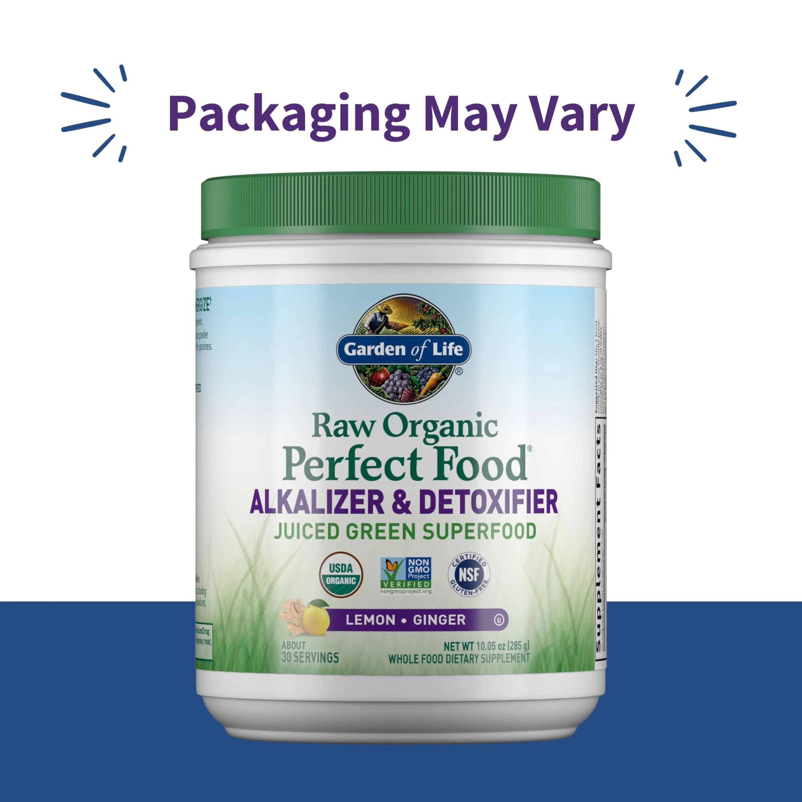 Garden of Life Raw Organic Perfect Food Alkalizer and Detoxifier, Lemon Ginger Flavored Superfood Powder Supplement, 30 Servings - Image 11