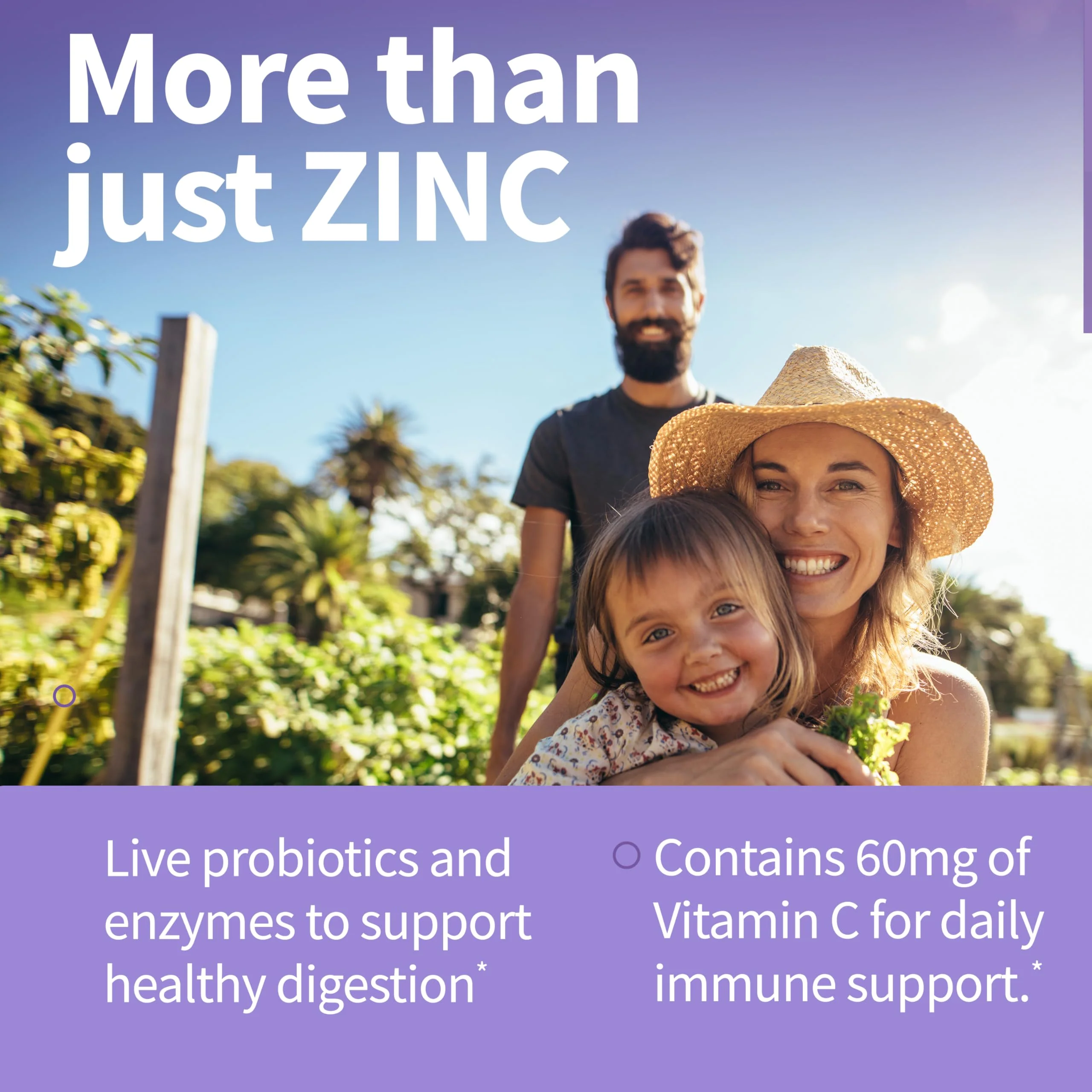 Garden of Life Zinc Supplements 30mg High Potency Raw Zinc and Vitamin C Multimineral Supplement, Vitamin Code Vitamins Trace Minerals & Probiotics for Skin Health & Immune Support, 60 Vegan Capsules - Image 6
