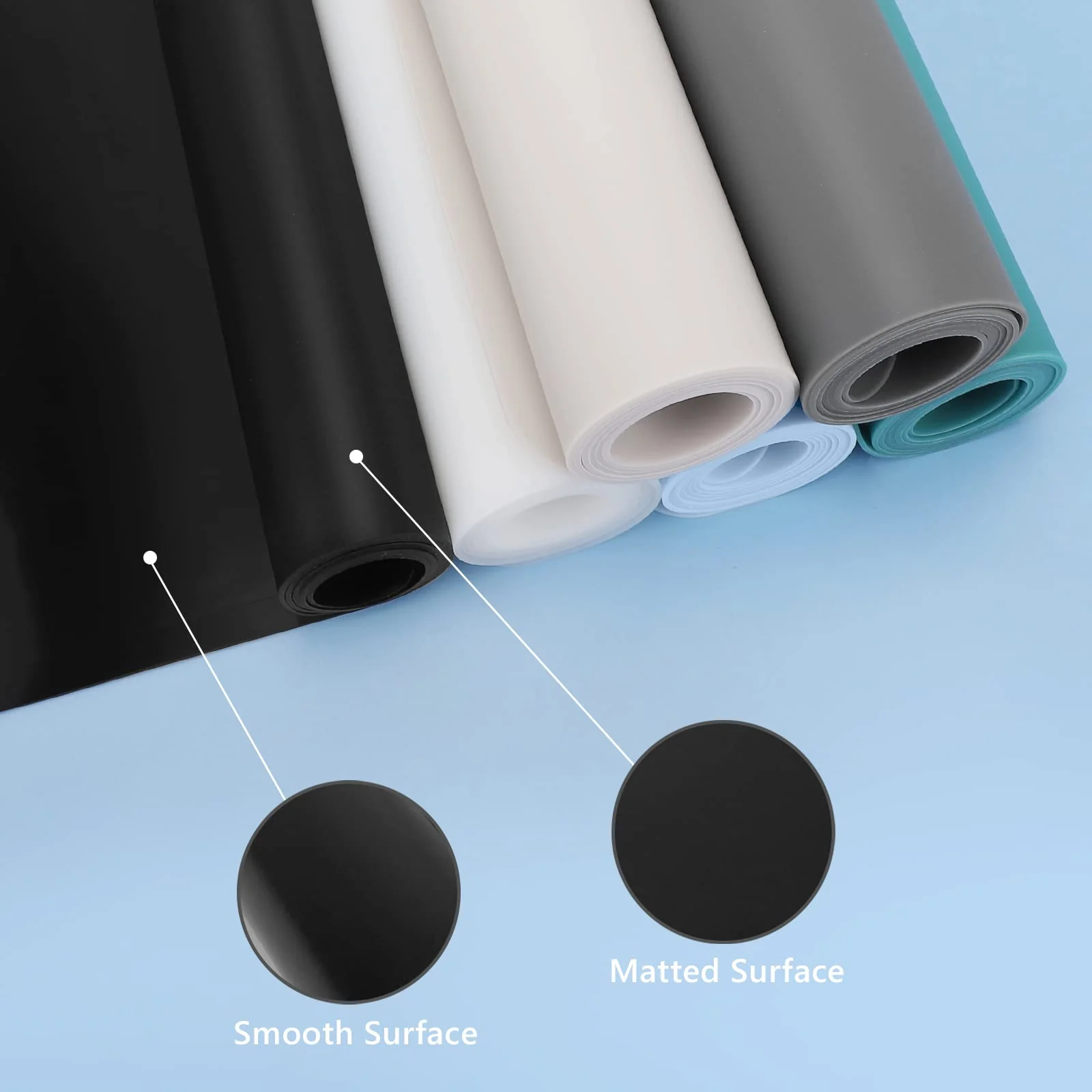 Gartful Silicone Mat for Kitchen Counter, 35" by 24" Extra Large Countertop Protector, 0.06" Thick Multipurpose Mat, Heat-Resistant Placemats, Desk Saver Pad, Table Dish Mat, Nonstick, Nonskid, Black - Image 5