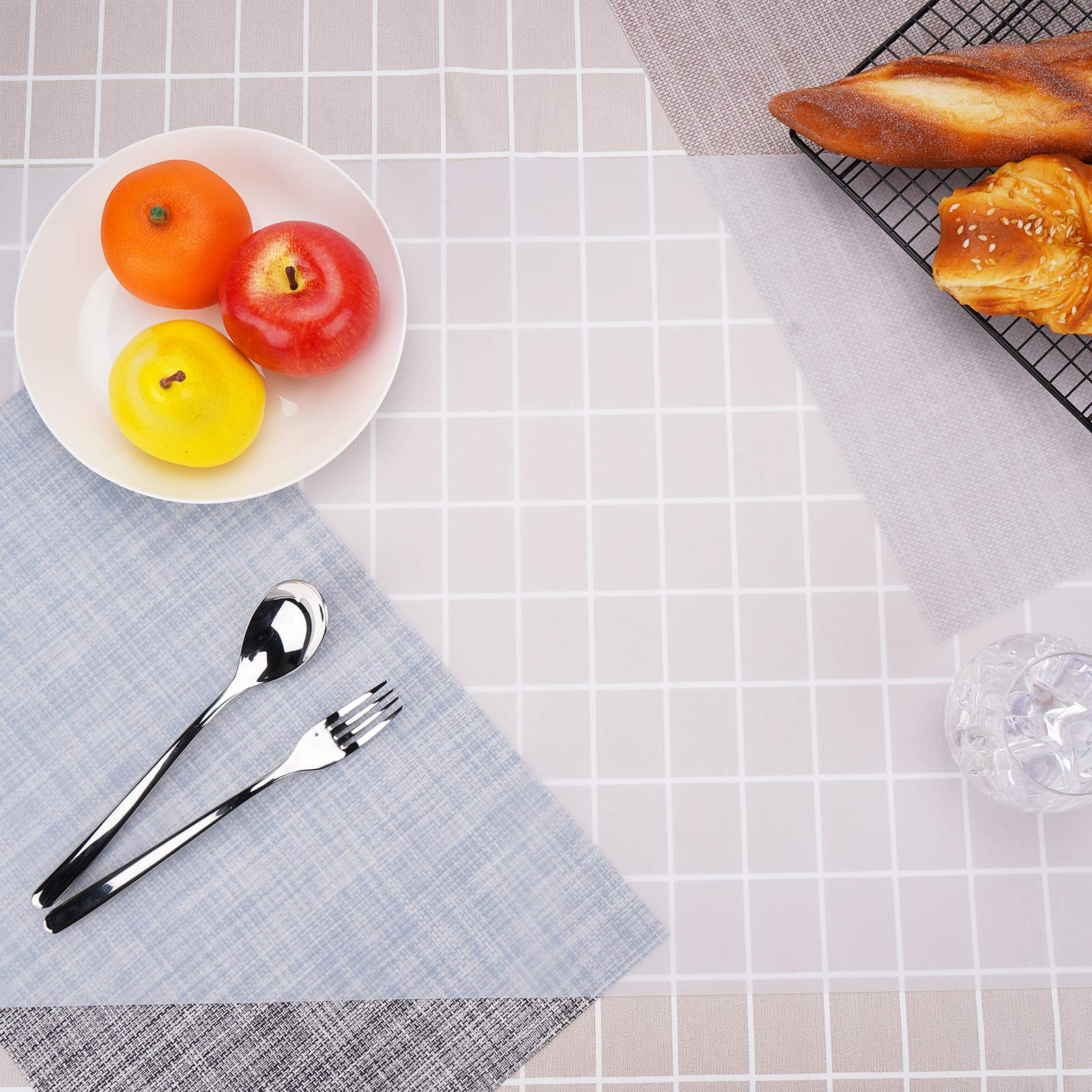 Gartful Silicone Mats for Countertop - Thicker, 28" by 20" Extra Large Multipurpose Mat, Counter Table Protector, Desk Saver Pad, Placemat Nonstick Nonskid Heat-Resistant Pad, Translucent - Image 2
