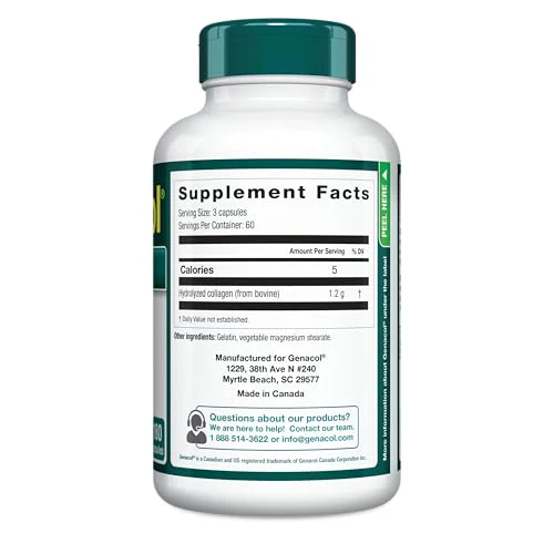 Genacol Original – Collagen Supplement with Ultra-Hydrolyzed Peptides for Joint Health Support, Value Duo-Pack, 360 Capsules (120-Day Supply) - Image 10