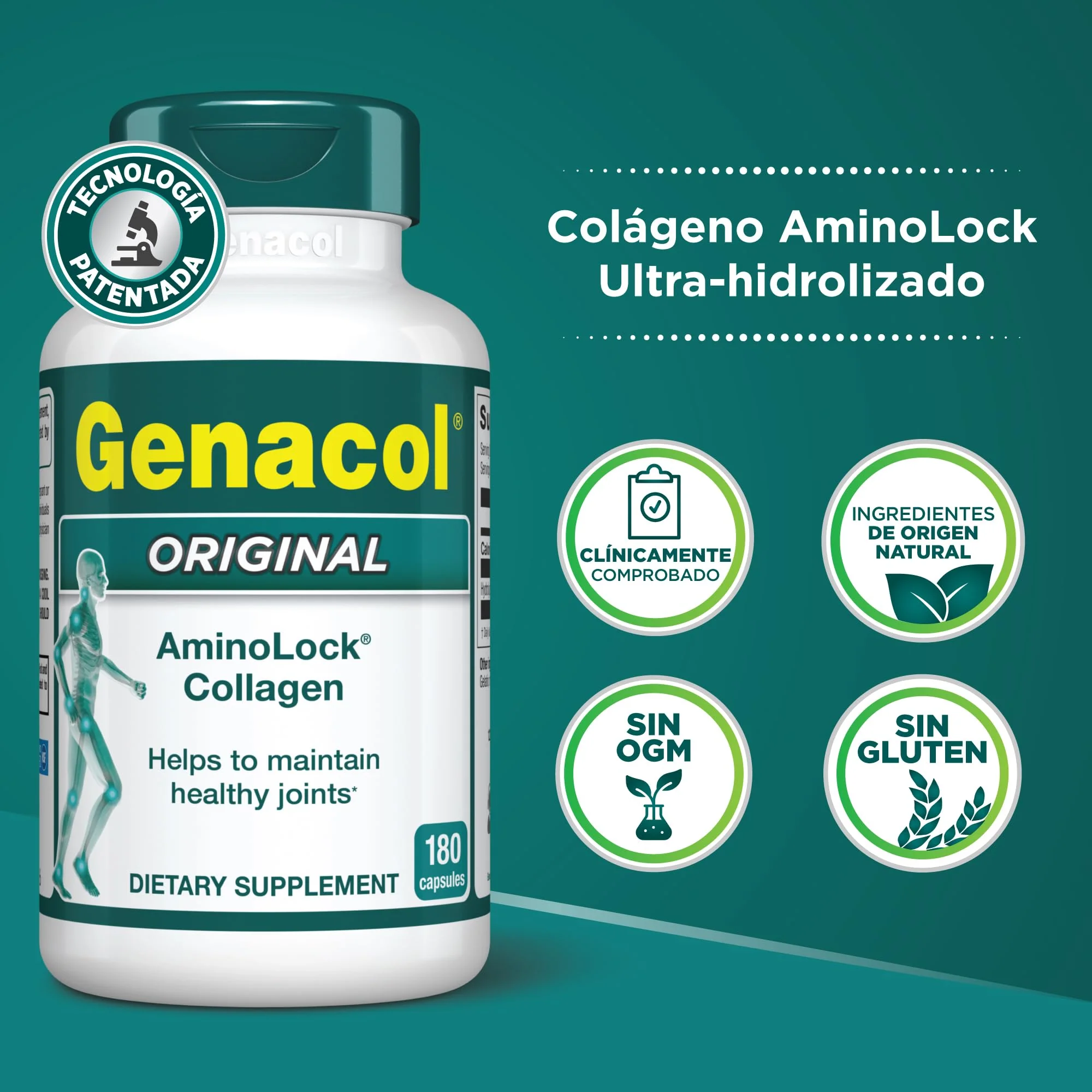 Genacol Original – Collagen Supplement with Ultra-Hydrolyzed Peptides for Joint Health Support, Value Duo-Pack, 360 Capsules (120-Day Supply) - Image 8