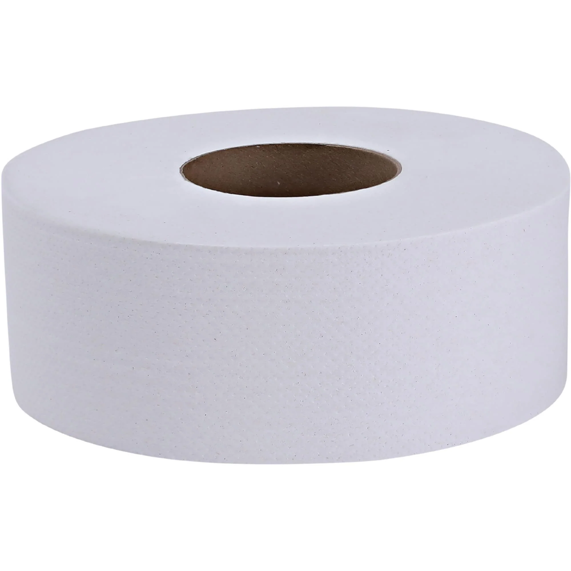 Genuine Joe Jumbo Roll Bath Tissue - 2-Ply White Toilet Paper, 3.3" x 650' per Roll, 12 Count Bulk Pack, Recycled Fiber, Commercial Grade for Dispensers - Image 6