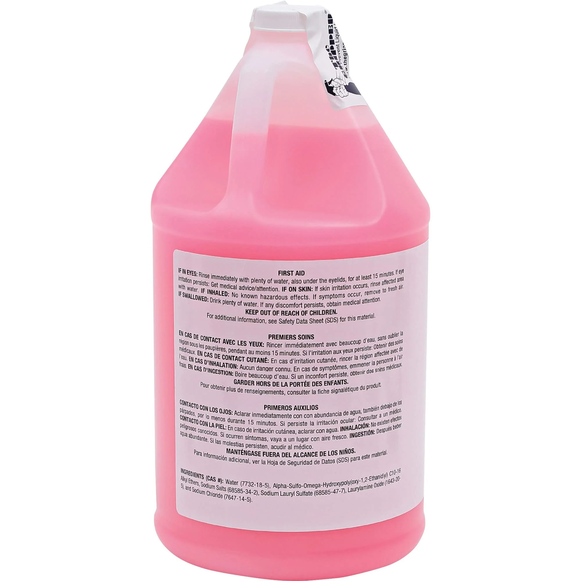 Genuine Joe Pink Lotion Hand Soap Refill, Rich Lather, 1 gallon, 4 Count - Image 5