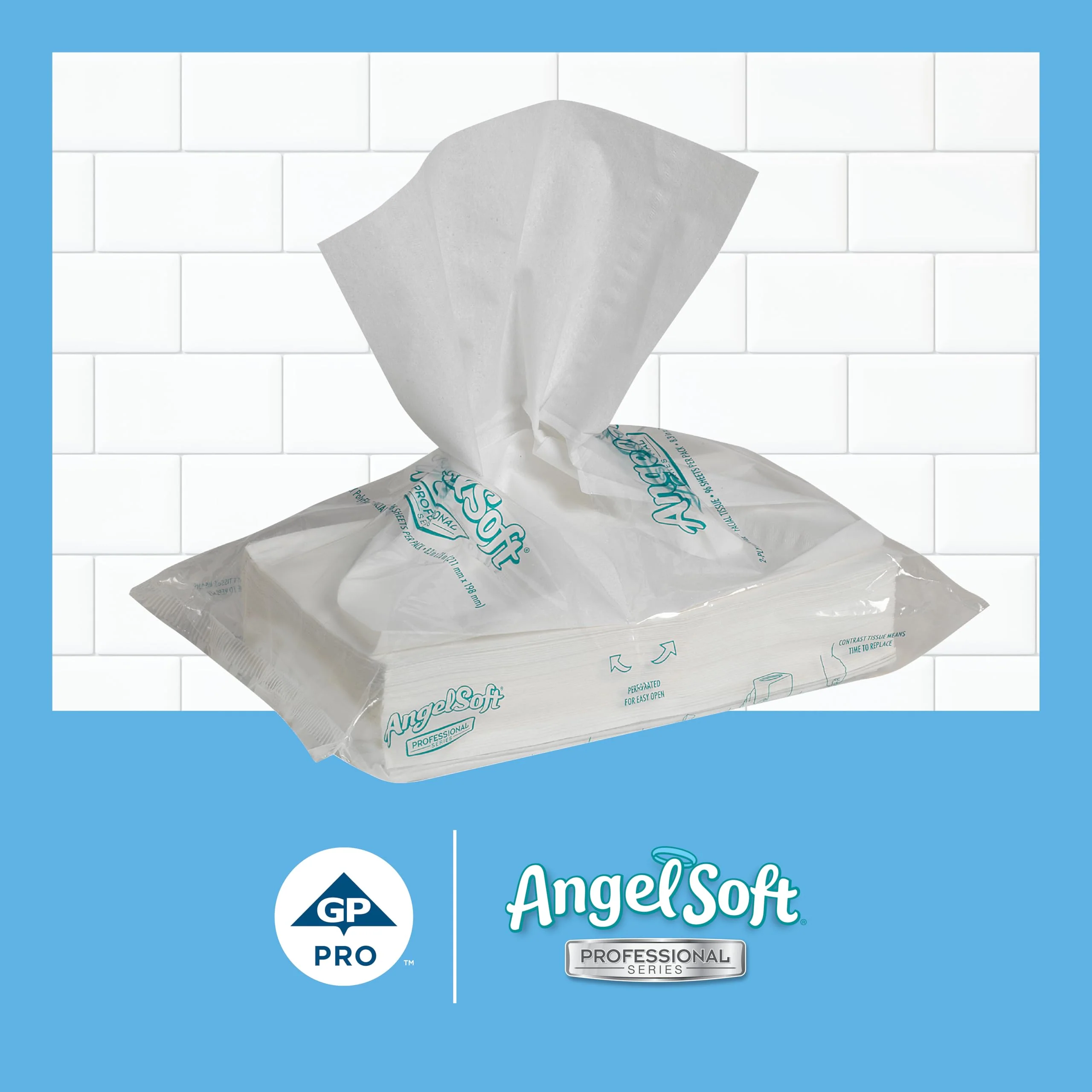 Georgia-Pacific Angel Soft Professional Series Polyflex 2-Ply Facial Tissue Paper (47580),96 Sheets Per Pack, 54 Bulk Tissue Packs Per Case, Fits Any Dispenser - Image 13