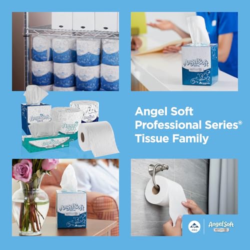 Georgia-Pacific Angel Soft Professional Series Polyflex 2-Ply Facial Tissue Paper (47580),96 Sheets Per Pack, 54 Bulk Tissue Packs Per Case, Fits Any Dispenser - Image 5