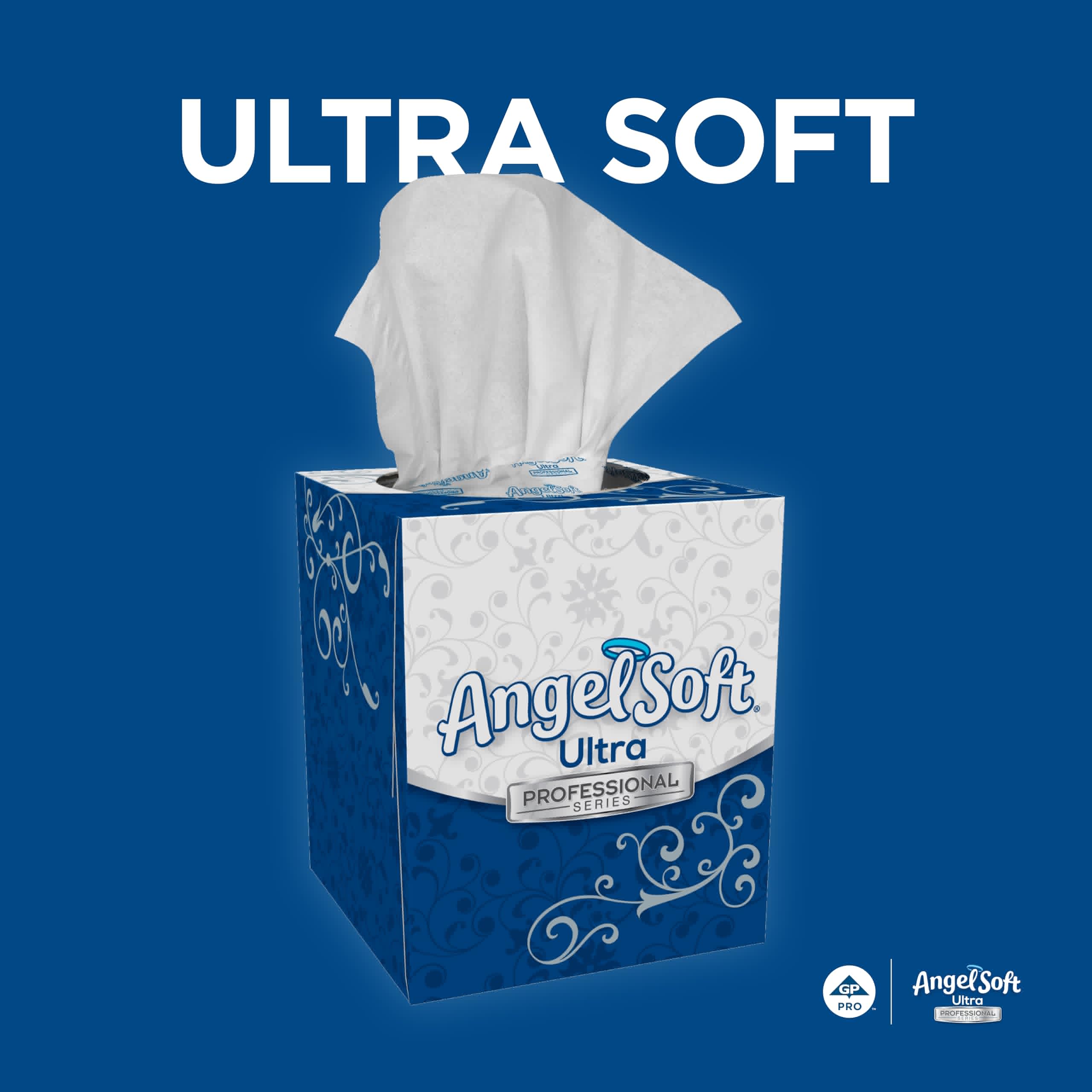 Georgia-Pacific Angel Soft Ultra Professional Series Premium 2-Ply Facial Tissue (4636014), 96 Sheets Per Box, 10 Tissue Cube Boxes Per Case - Image 9