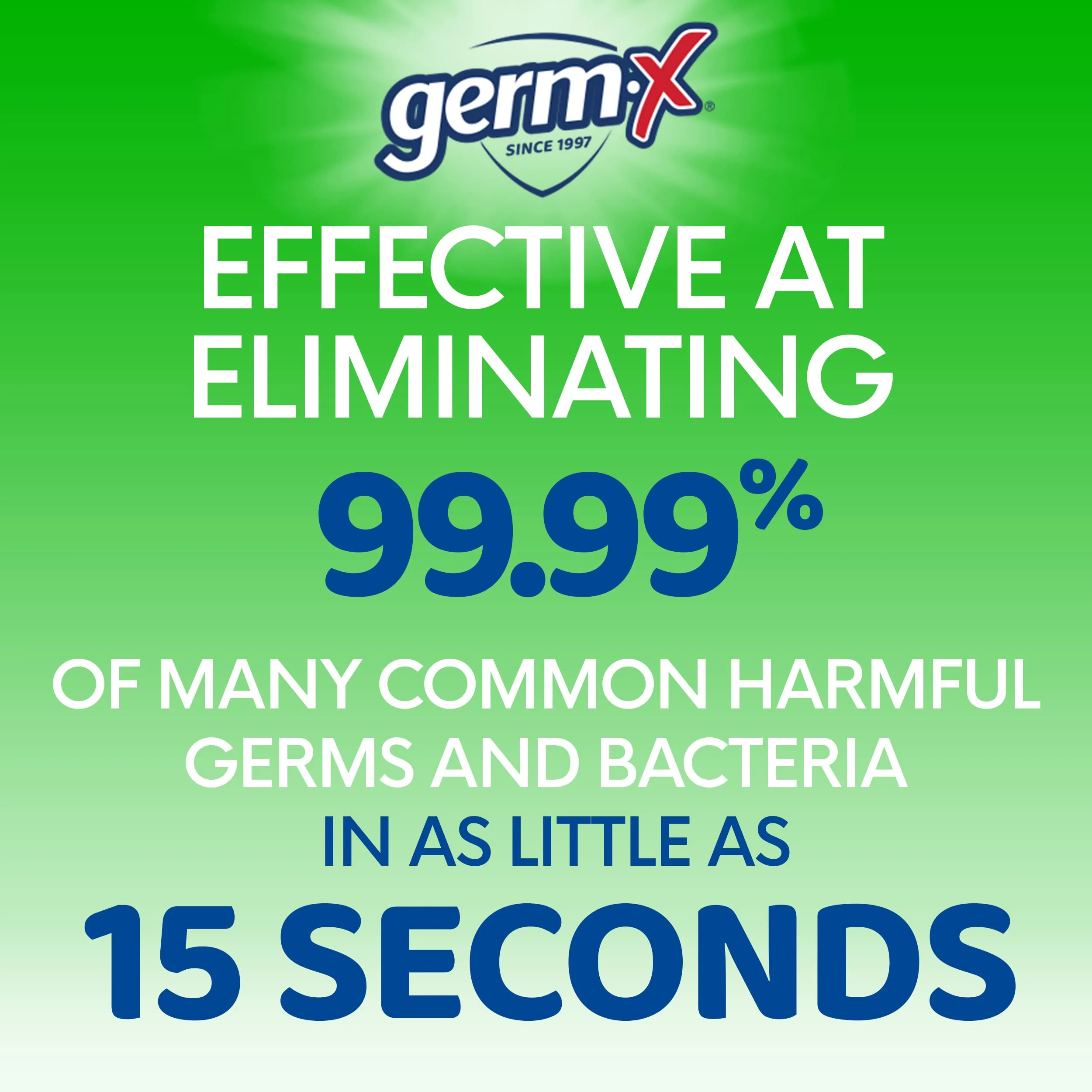 Germ-X Advanced Hand Sanitizer with Aloe and Vitamin E, 1 Liter, Less Drying Moisturizing Gel, No Rinse Formula, Pump Bottle - Image 3
