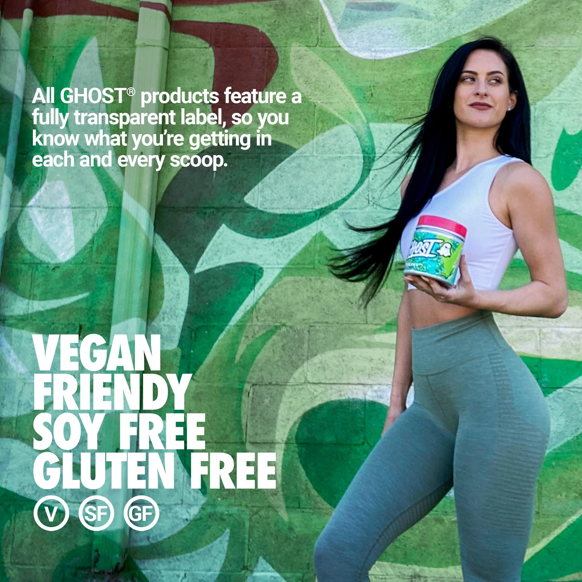 GHOST Greens Powder, Guava Berry - 30 Servings - 19 Superfood Greens & Reds Powder, Fruits, Vegetables, Spirulina, & Chlorella, Prebiotics, 10 Billion CFU Probiotic & Digestive Enzymes - Gluten-Free - Image 3
