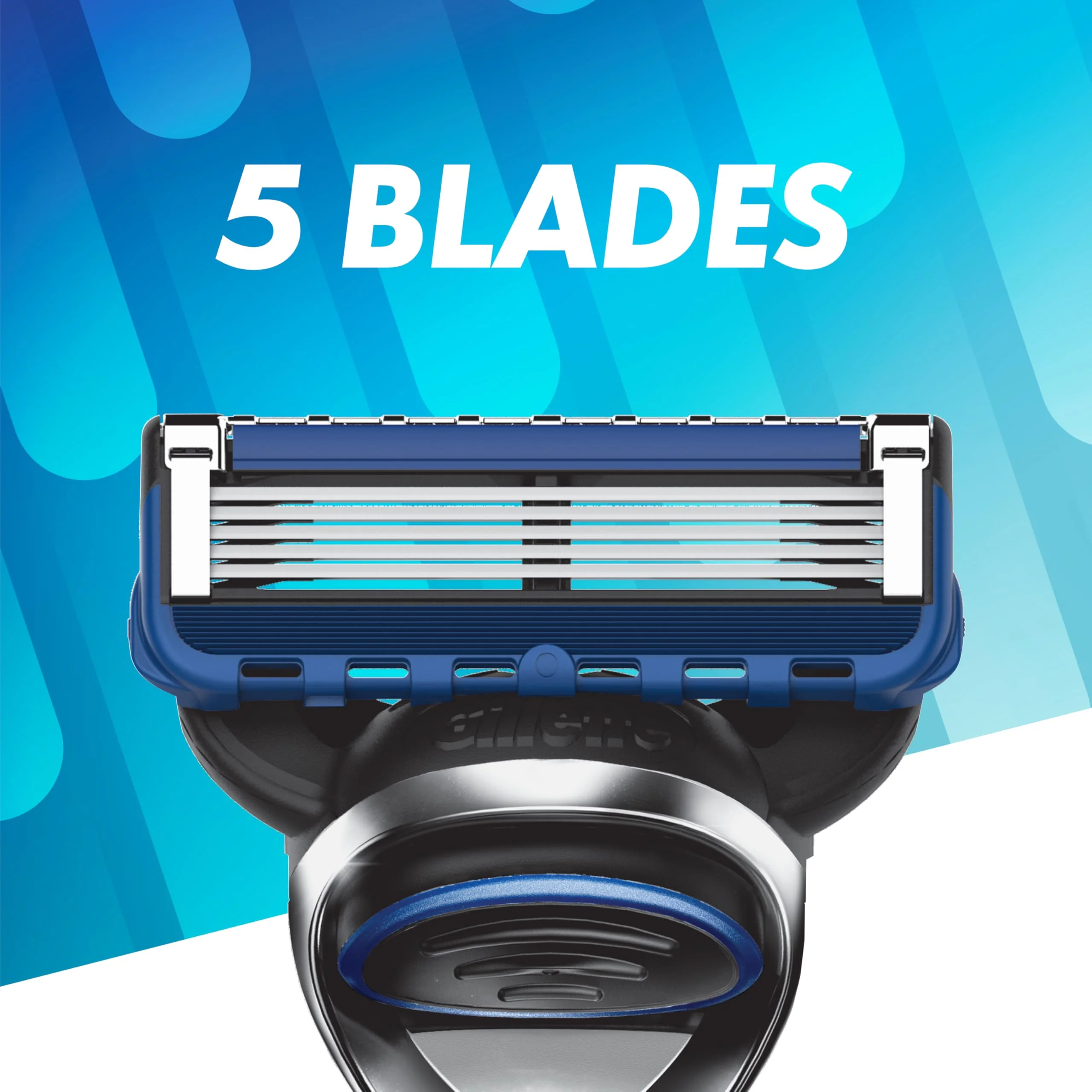 Gillette 5 Men's 5-Blade Razor Blade Refills, 12 Count - Image 5