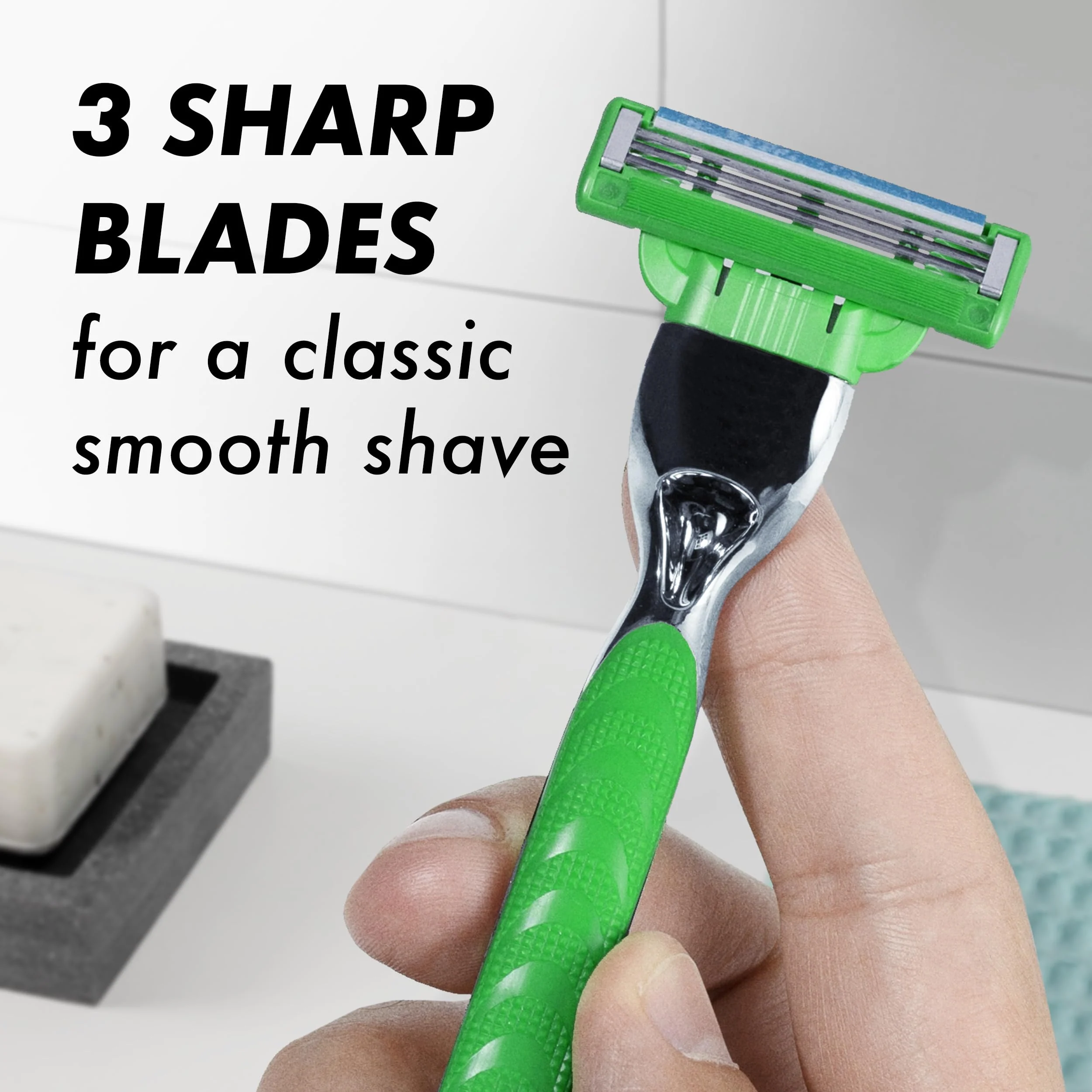 Gillette Mach3 Sensitive Mens Shaving Razor Blade Refills, 20 Count - Image 10