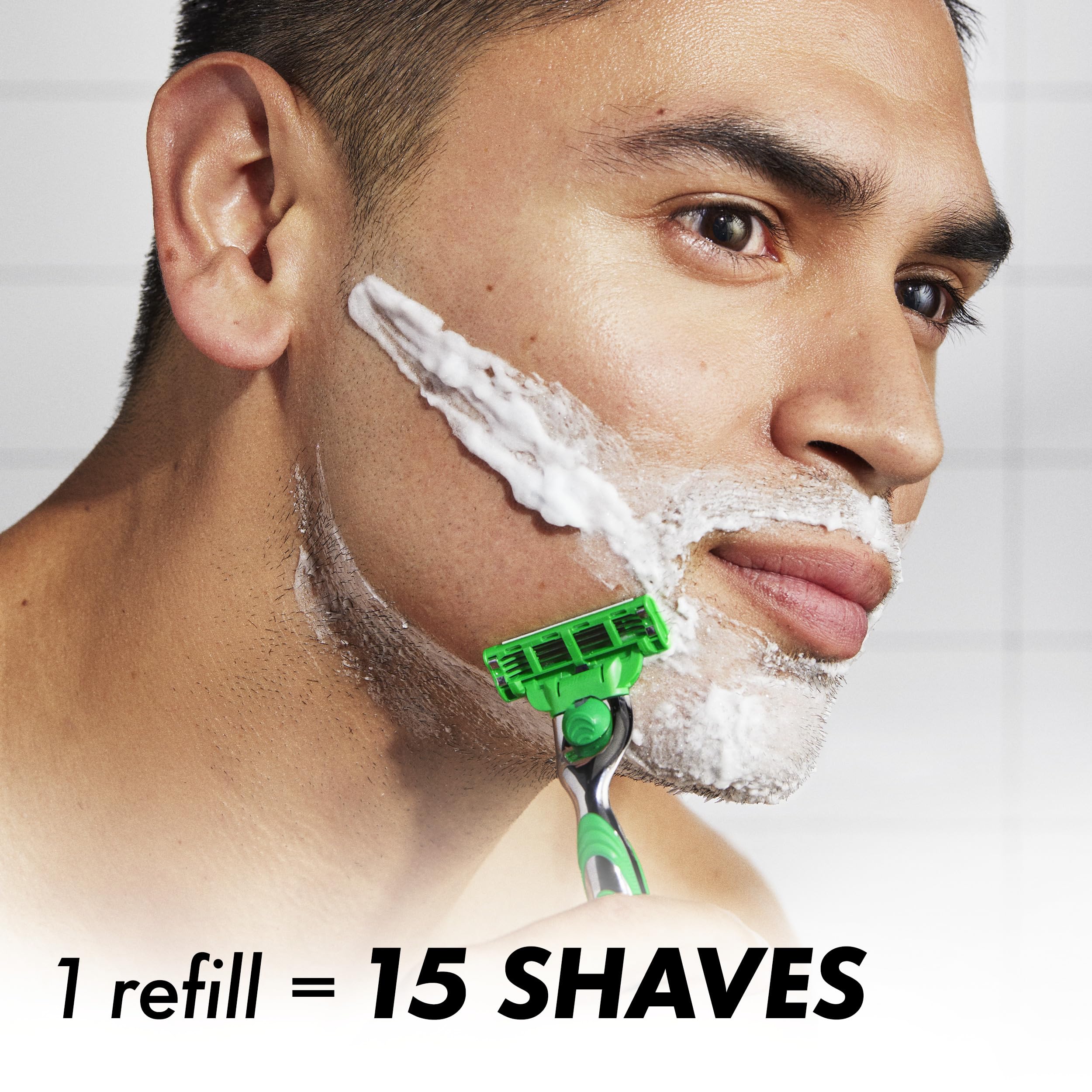 Gillette Mach3 Sensitive Mens Shaving Razor Blade Refills, 20 Count - Image 9