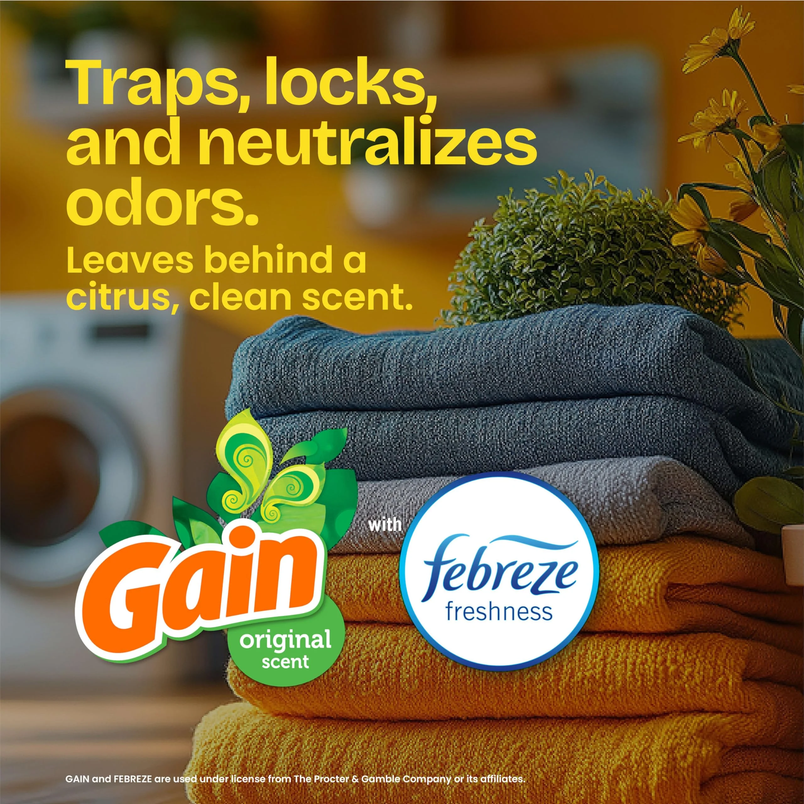 Glad ForceFlex Tall Kitchen Trash Bags, 13 Gal, Gain Original with Febreze, 110 Ct (Pack May Vary) - Image 3