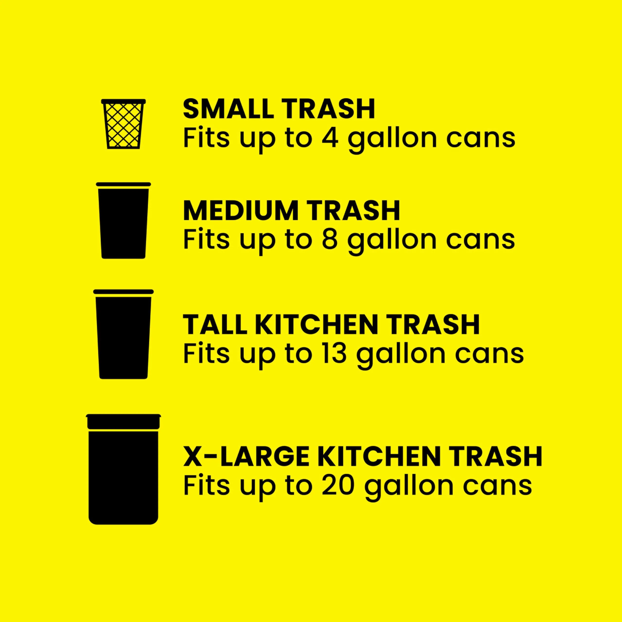 Glad ForceFlex Tall Kitchen Trash Bags, 13 Gallon, Fresh Clean, 140 Count (Package May Vary) - Image 5