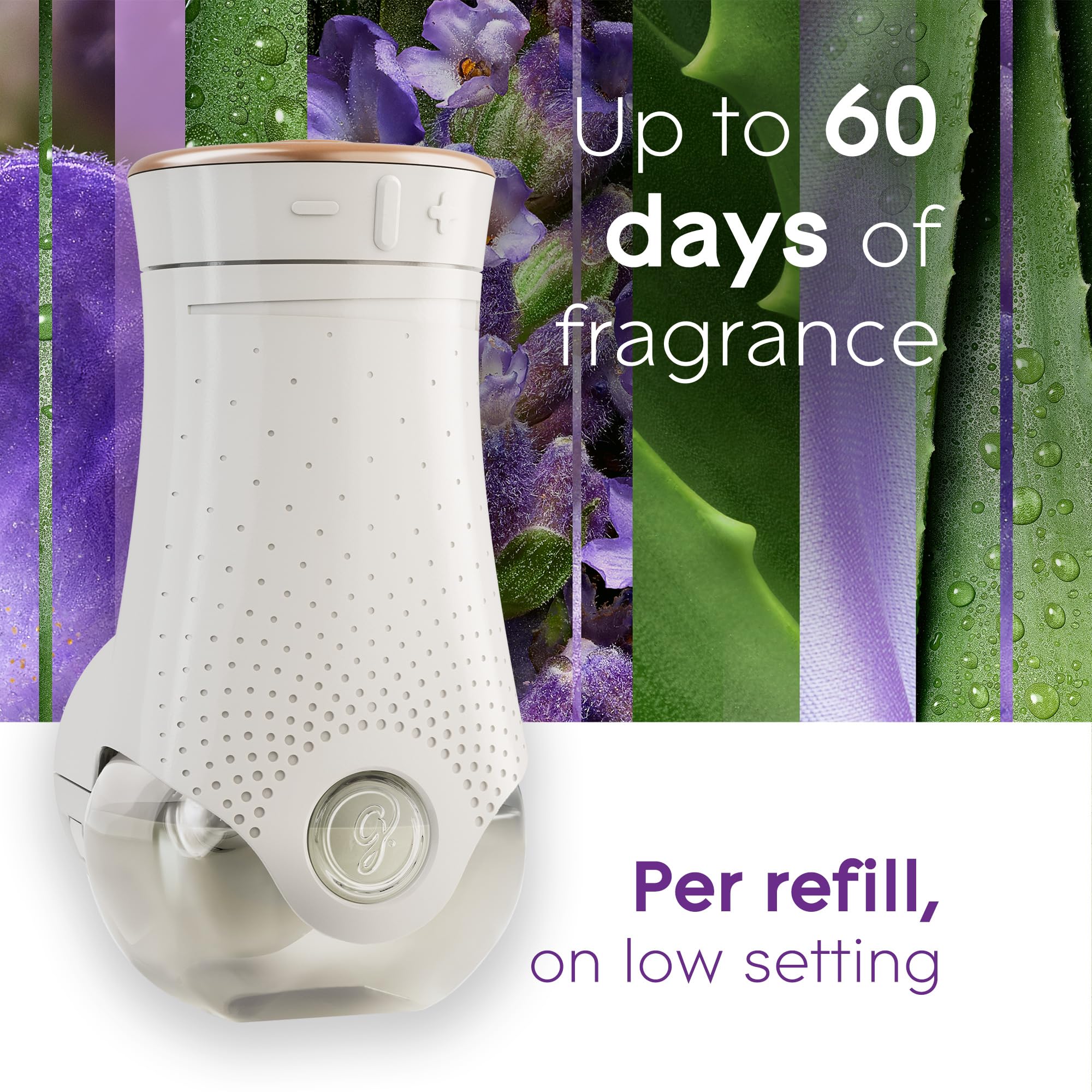Glade PlugIns Refills Air Freshener,Tranquil Lavender & Aloe,Scented and Essential Oils for Home and Bathroom,0.67 Fl Oz,10 Count (Pack of 2) - Image 9