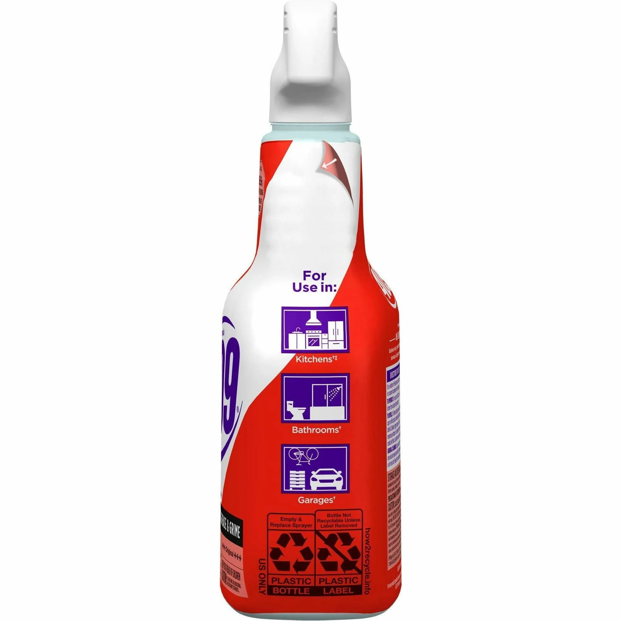 GLOBAL PACKING SOLUTIONS 409 Multi-Surface Antibacterial Cleaner Degreaser Spray 32 oz Kills 99.9% of Germs Including COVID-19 Virus bundled with Microfiber Cleaning Cloth - Image 3