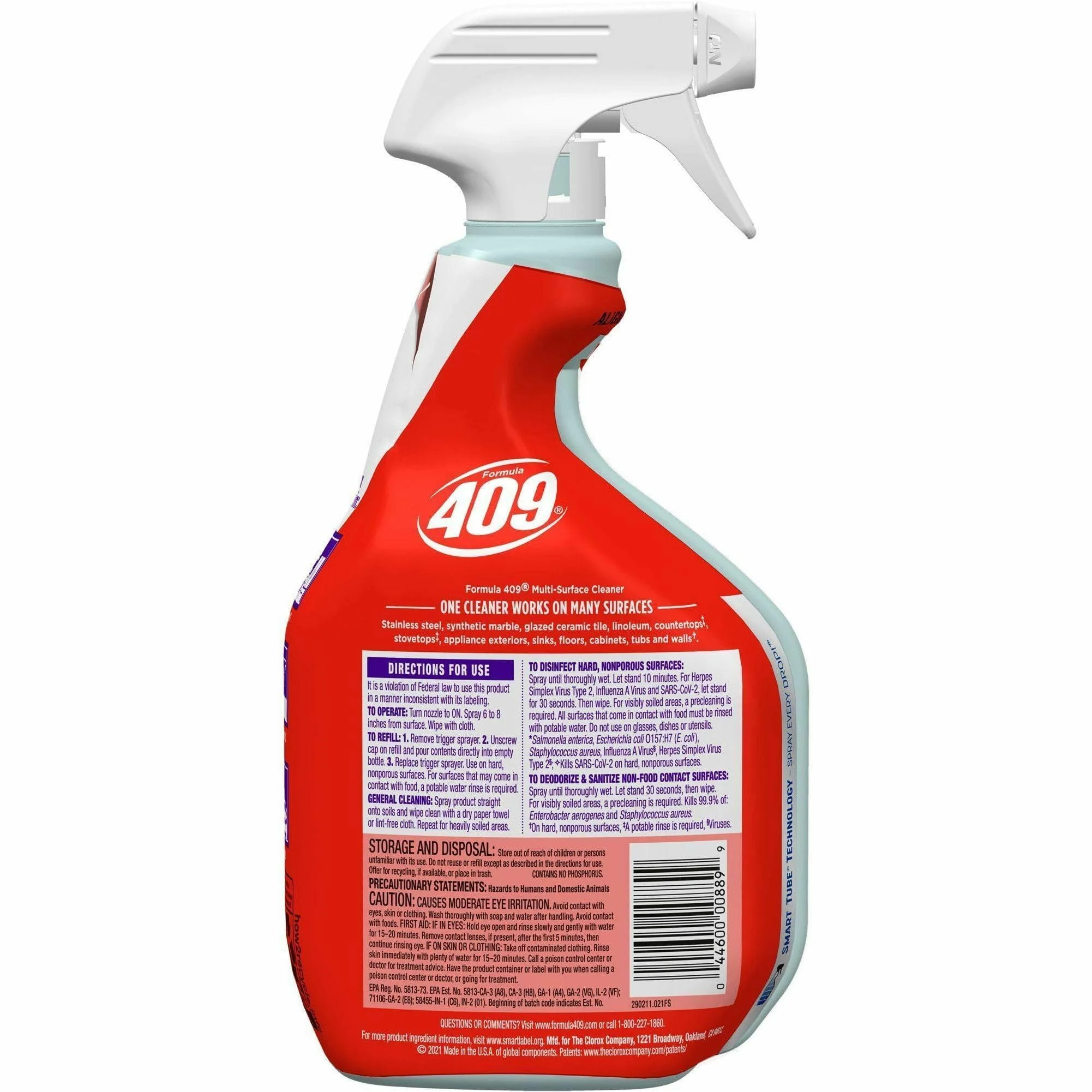 GLOBAL PACKING SOLUTIONS 409 Multi-Surface Antibacterial Cleaner Degreaser Spray 32 oz Kills 99.9% of Germs Including COVID-19 Virus bundled with Microfiber Cleaning Cloth - Image 4