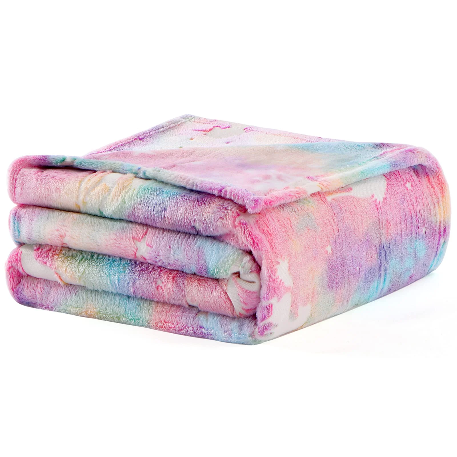 Glow in The Dark Blanket Unicorns Gifts for Girls,Toys for 2 3 4 5 6 7 8 9 10 Year Old Girl Gifts,Soft Kids Blankets for Christmas Halloween Birthday Valentines Gifts,50"x60" - Image 2