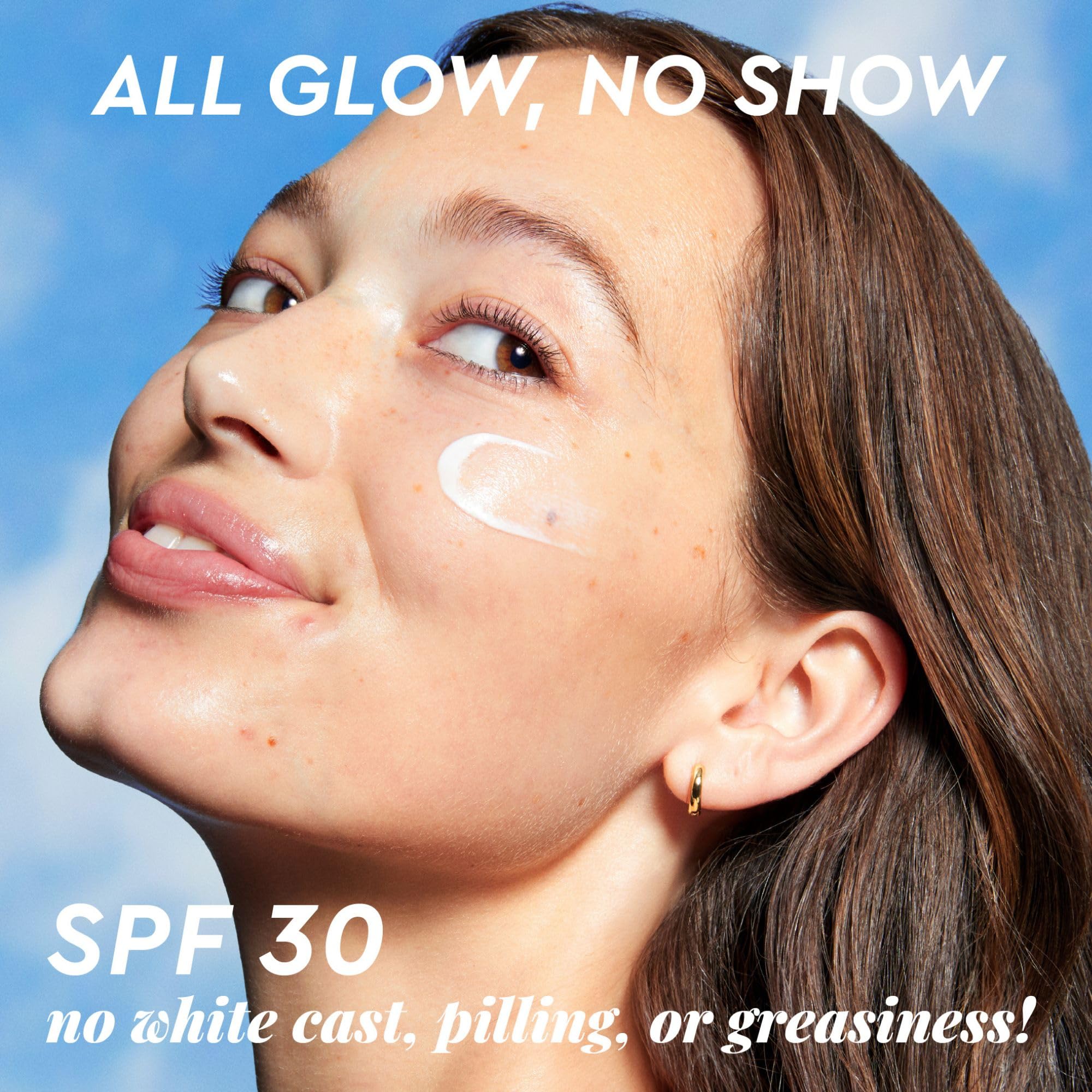 Glow Recipe Dew Shield Korean Face Sunscreen SPF 30 - Hydrating Moisturizer & Dewy, Lightweight Sunscreen - Formulated with Broad Spectrum UV Protection with No White Cast or Pilling (15ml) - Image 4