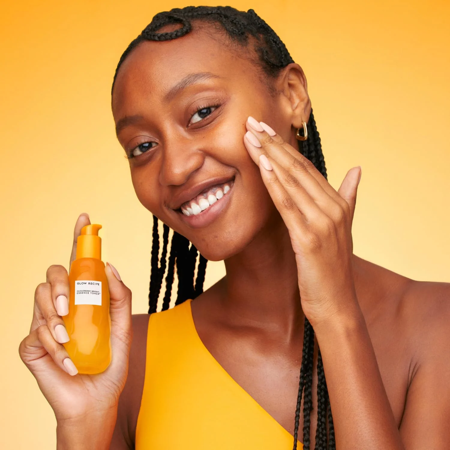 Glow Recipe Travel Size Cloudberry Brightening Toner + Essence Skincare-CoQ10 Face Toner to Strengthen Skin Barrier+Hydrating Rice Water, Vitamin C, E & 5% Glycerin to Soften & Even Skin Tone (30 ml) - Image 4