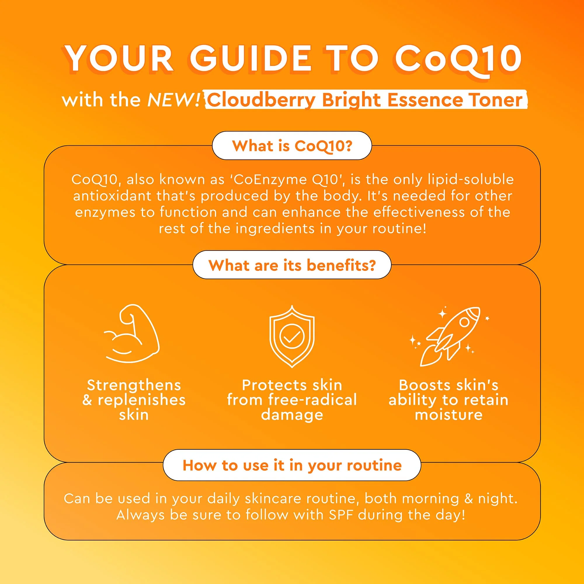Glow Recipe Travel Size Cloudberry Brightening Toner + Essence Skincare-CoQ10 Face Toner to Strengthen Skin Barrier+Hydrating Rice Water, Vitamin C, E & 5% Glycerin to Soften & Even Skin Tone (30 ml) - Image 5