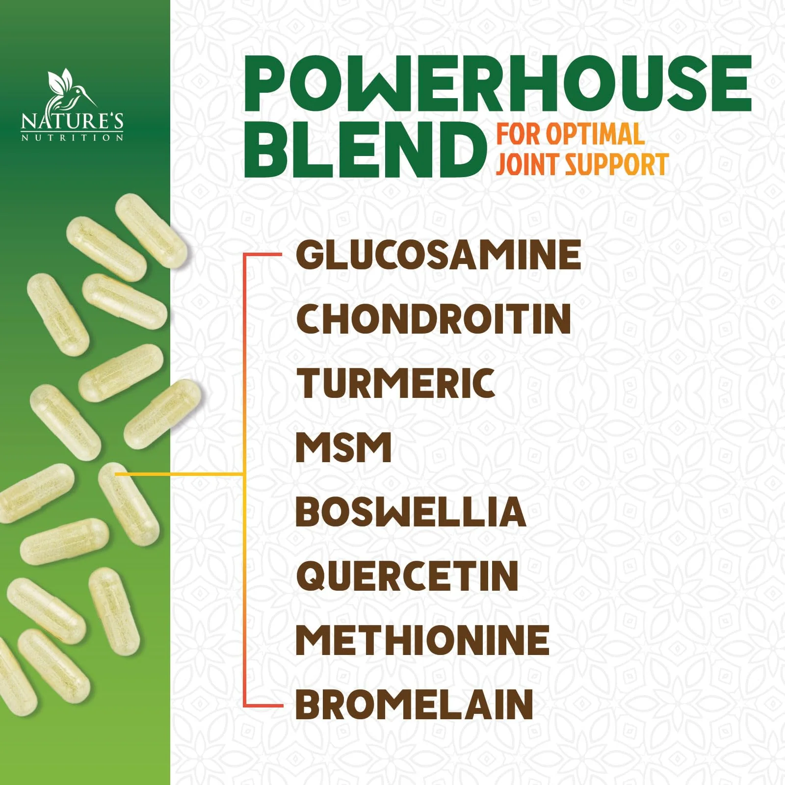 Glucosamine Chondroitin MSM - 3x Strength Joint Support Supplement for Joint Mobility & Comfort For Men and Women, Glucosamine Supplements Complex with Turmeric & Boswellia - 120 Capsules - Image 6