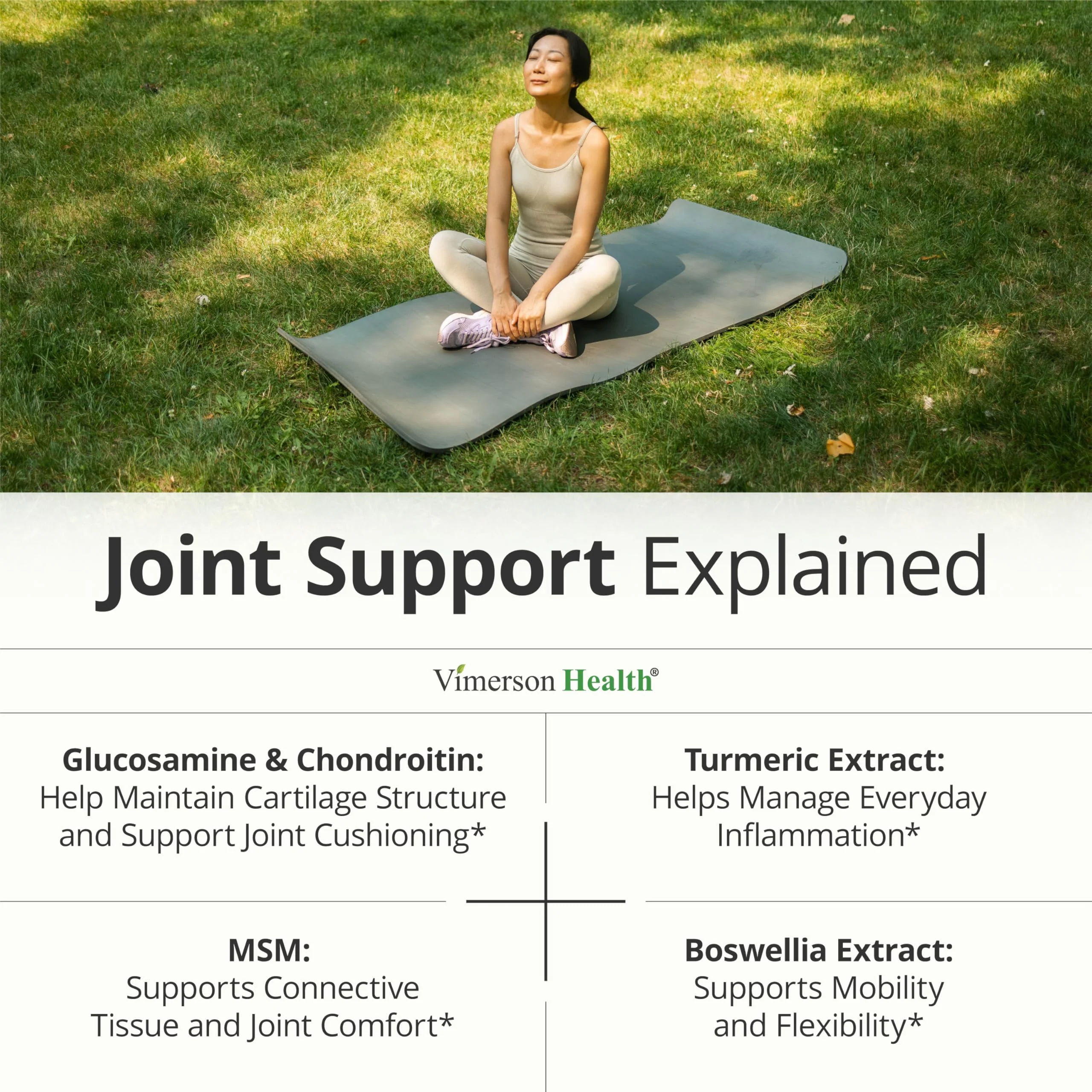 Glucosamine Chondroitin MSM – Joint Support Supplement for Women and Men with Glucosamine Sulfate 1500 mg, Chondroitin and MSM – for Cartilage, Joint Health and Flexibility – 2 Pack - Image 5