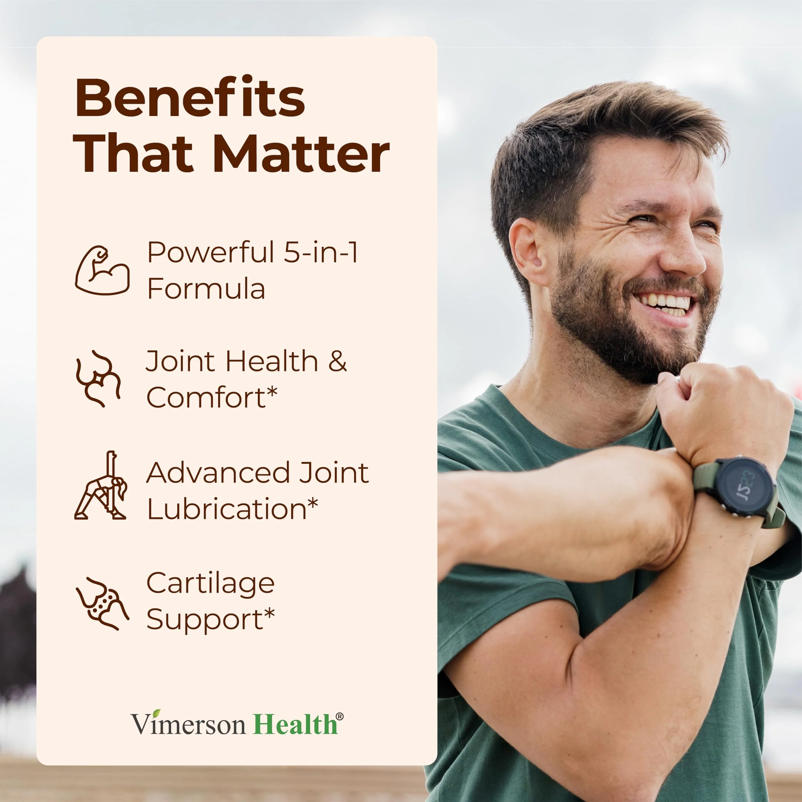 Glucosamine Sulfate with Hyaluronic Acid, Boswellia, Black Pepper & MSM Supplement – 5-in-1 Joint Supplements for Men and Women – Joint Health, Mobility & Bone Strength – FSA Eligible 60 Caps - Image 9