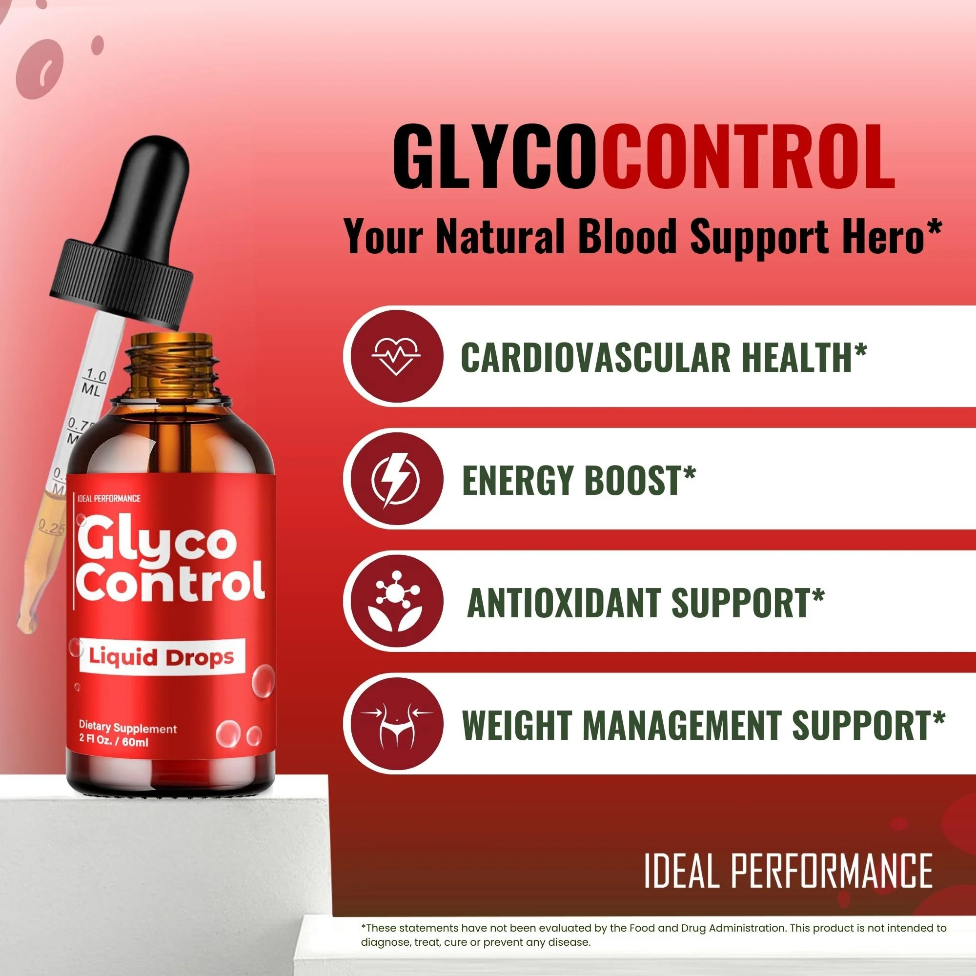 Glyco Control Drops, Glyco Control Healthy Blood Formula Support Supplement Liquid Drops - Extra Strength, GlycoControl Health & Wellness All Natural Formula Drops, GlycoControl Drops Reviews (5 Pack) - Image 4