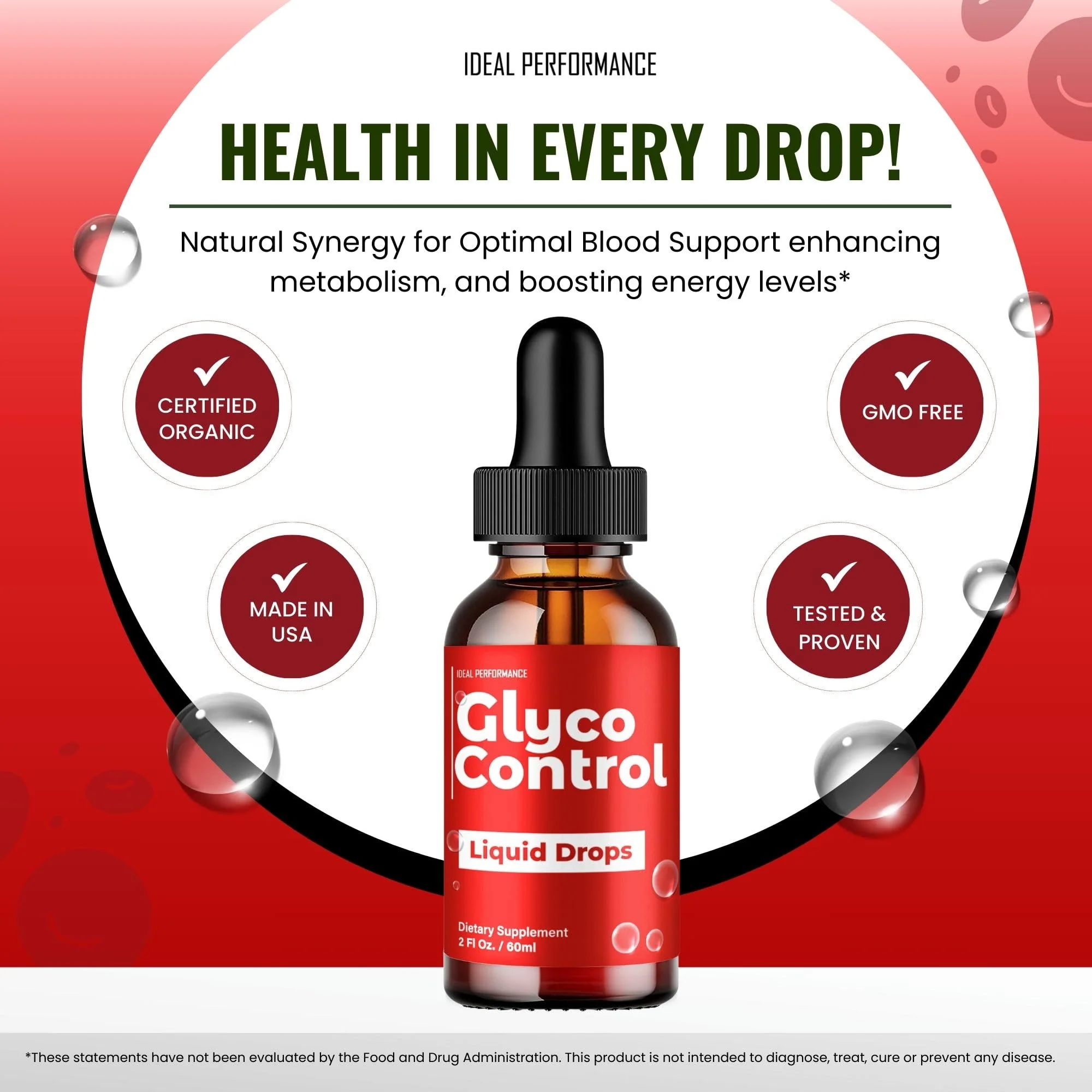 Glyco Control Drops, Glyco Control Healthy Blood Formula Support Supplement Liquid Drops - Extra Strength, GlycoControl Health & Wellness All Natural Formula Drops, GlycoControl Drops Reviews (5 Pack) - Image 5