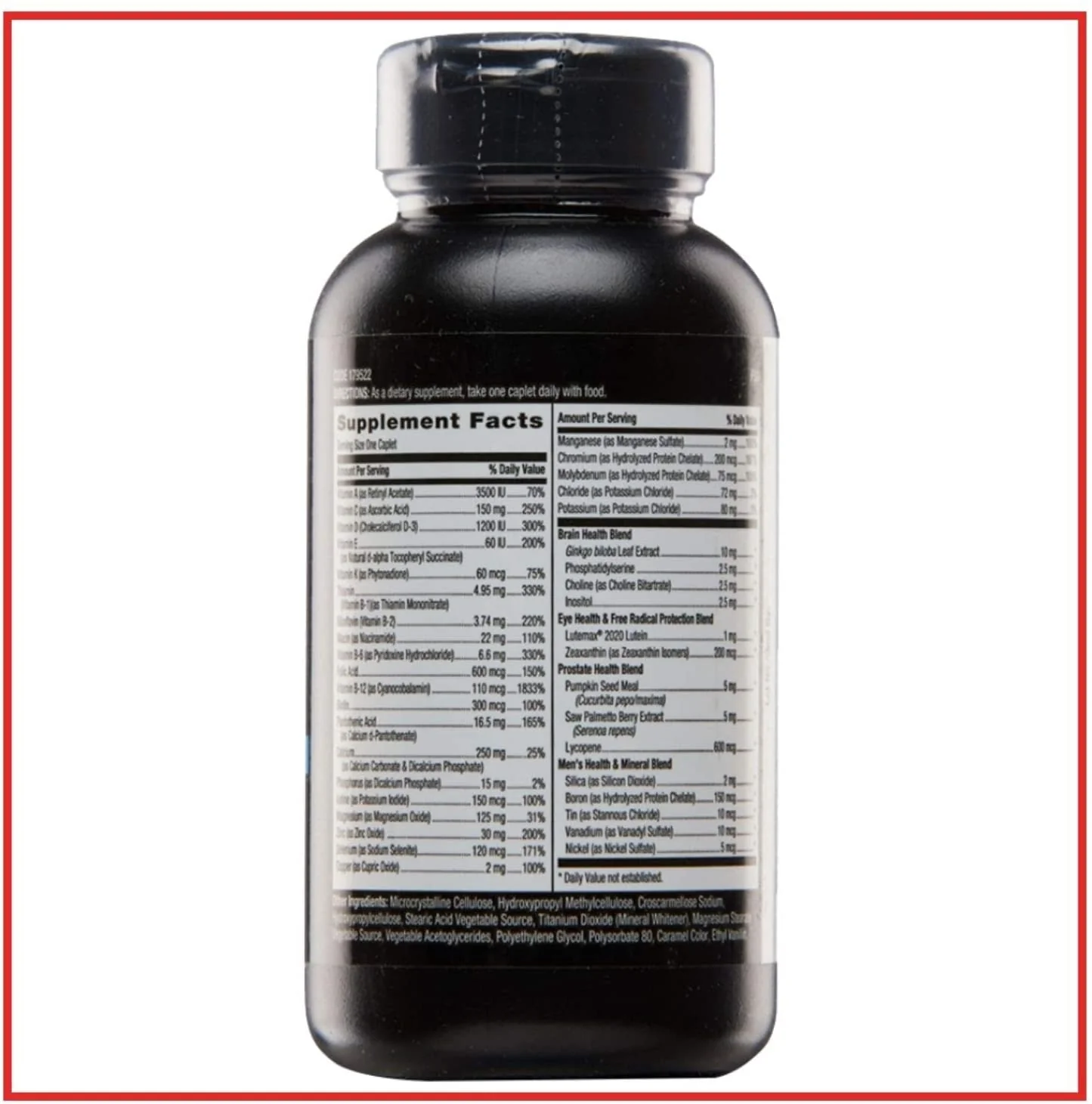 GNC Mega Men 50 Plus One Daily, 60 caps - Image 3