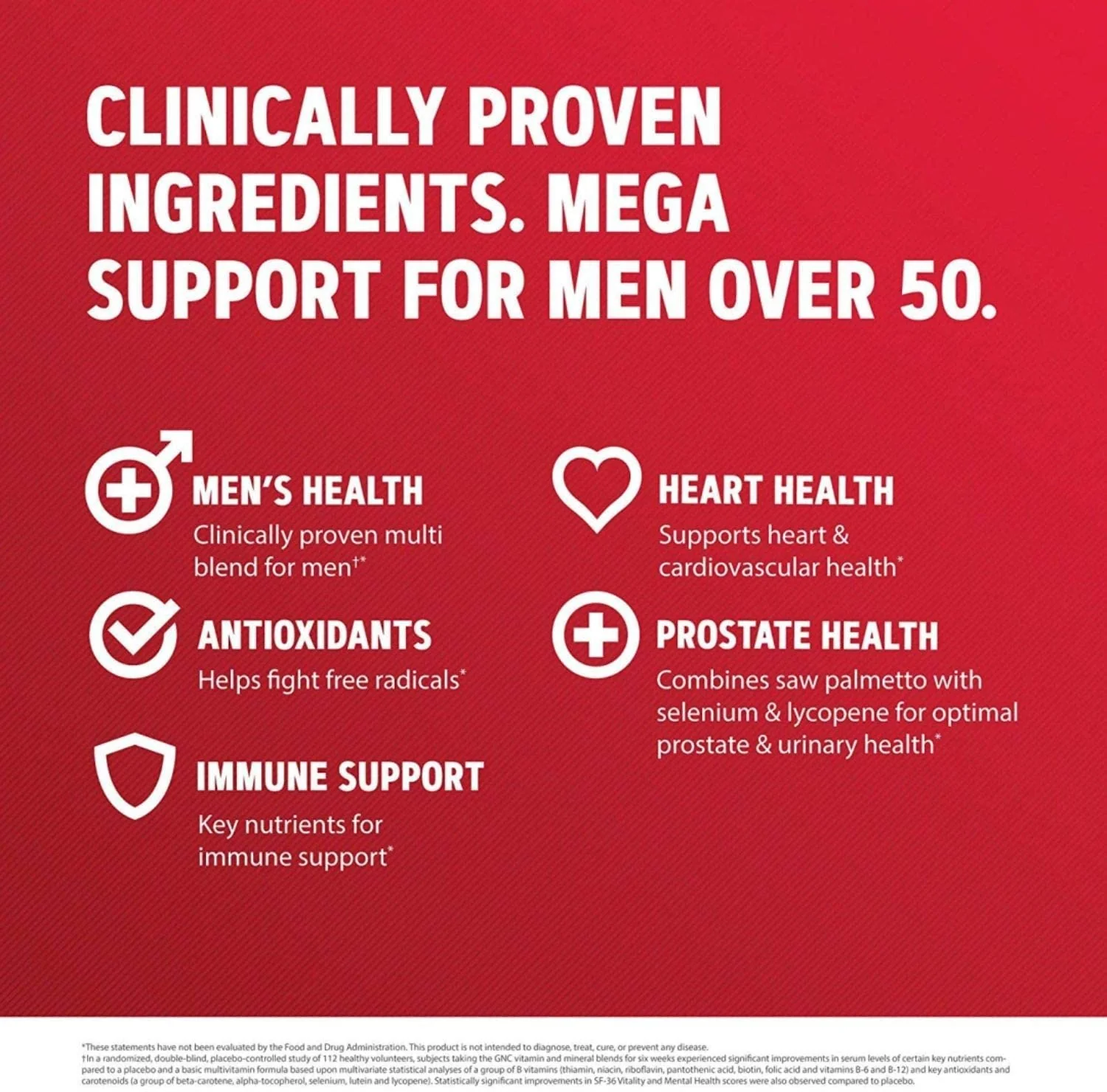 GNC Mega Men 50 Plus One Daily, 60 caps - Image 5