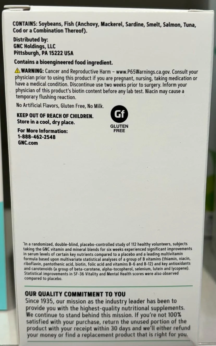 GNC Women's Multivitamin 50 Plus, Supports Bone, Eye, Memory, Brain and Skin Health with Vitamin D, Calcium and B12, Helps Increase Energy Production, 60 Caplets - Image 3