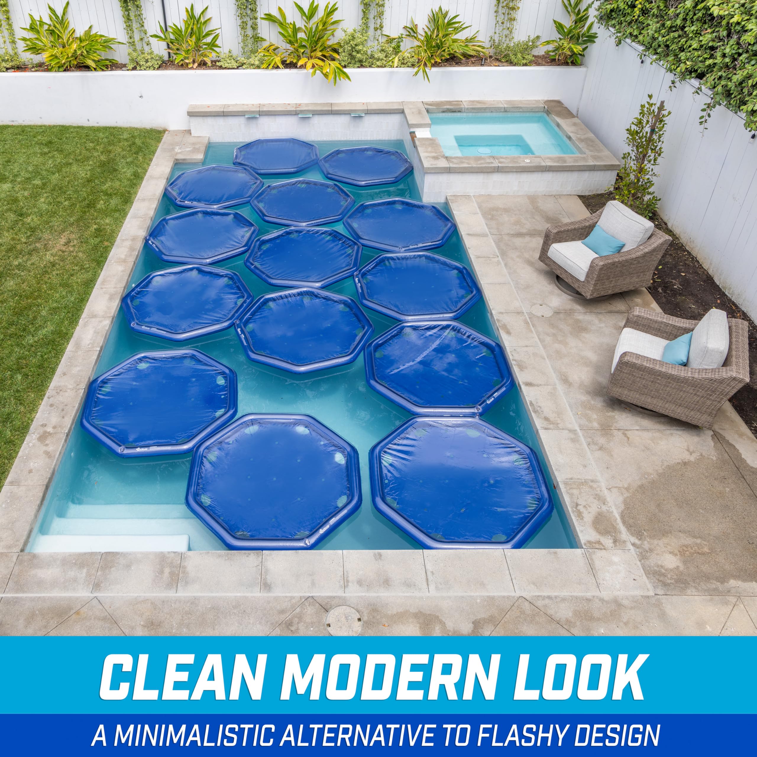 GoFloats V2 Inflatable Solar Pool Heaters for Affordable Pool Heating and Insulation - 3 Pack - Image 2