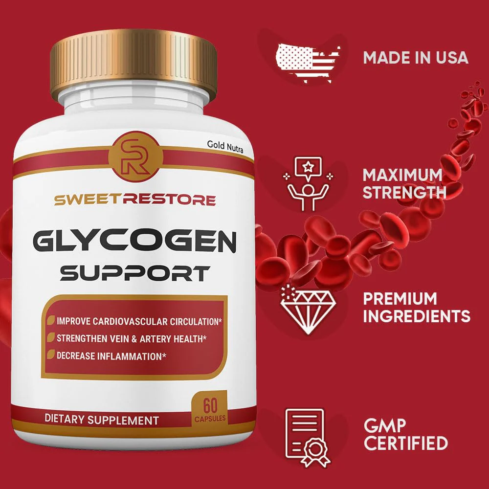 Gold Nutra Sweet Restore Capsules, All Natural Maximum Strength Sweet Restore Glyco Pills, 2 Month Supply (2 Pack) - Image 4