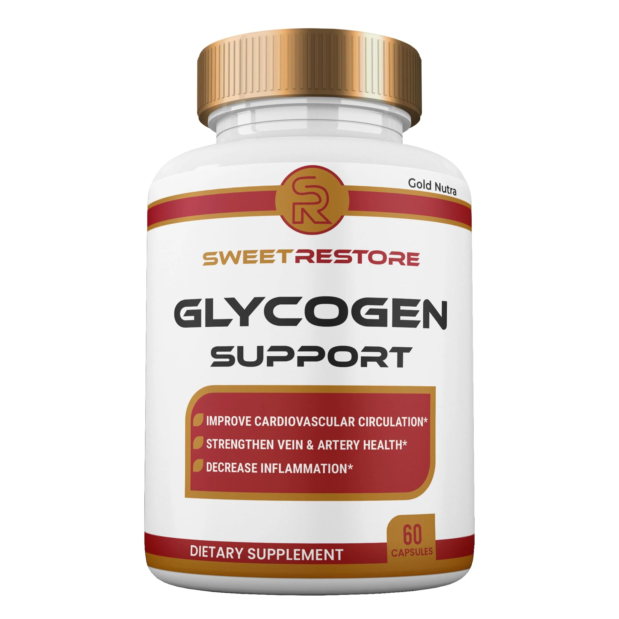 Gold Nutra Sweet Restore Capsules, All Natural Maximum Strength Sweet Restore Glyco Pills, 2 Month Supply (2 Pack) - Image 6