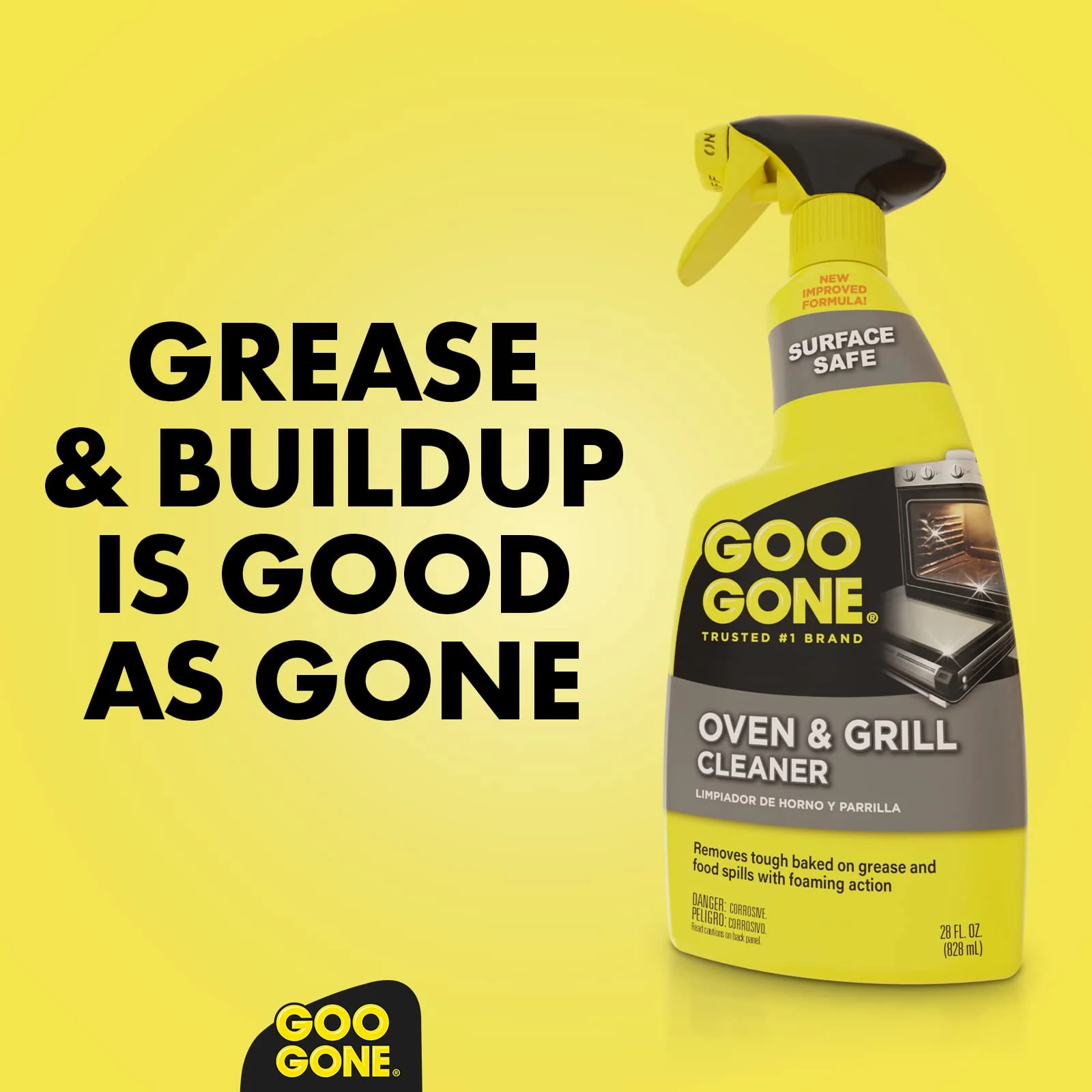 Goo Gone Oven and Grill Cleaner - 28 Ounce - Removes Tough Baked On Grease and Food Spills Surface Safe - Image 4