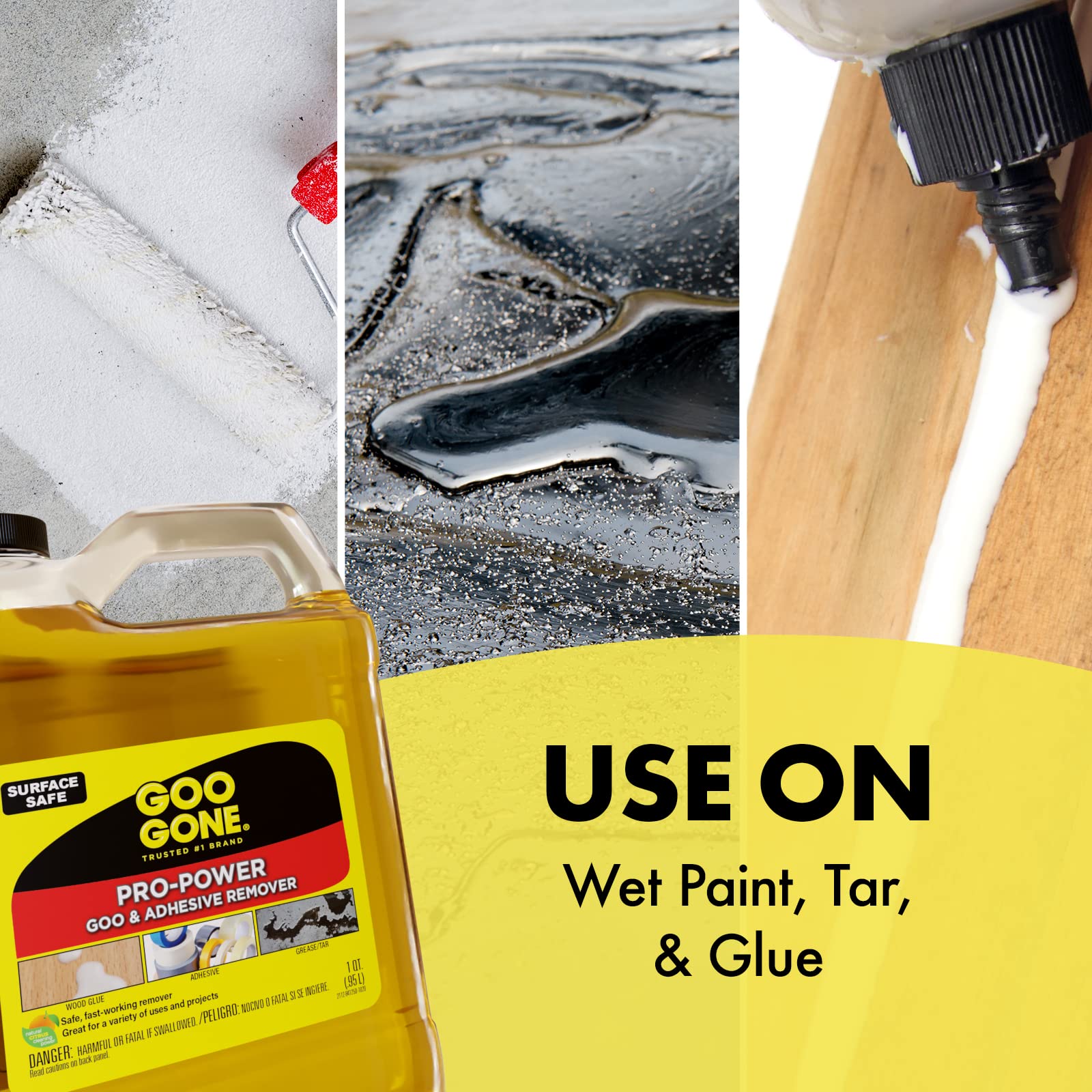 Goo Gone Pro-Power - 32 Ounce 2 Pack - Professional Strength Adhesive Remover, Removes Stickers, Tape, Grease and More - Image 6