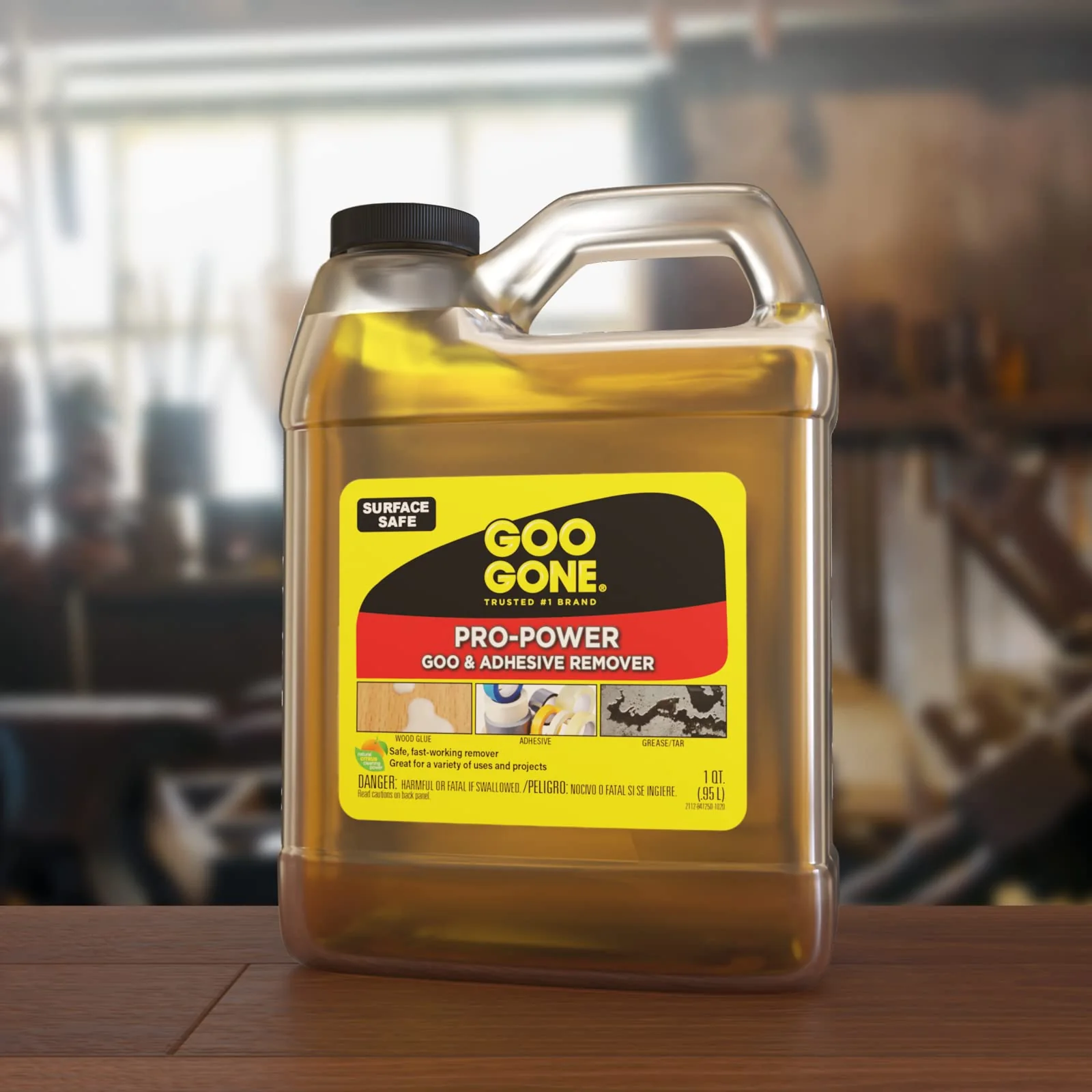 Goo Gone Pro-Power - 32 Ounce & Sticker Lifter - Professional Strength Adhesive Remover, Removes Stickers, Tape, Grease and More - Image 4