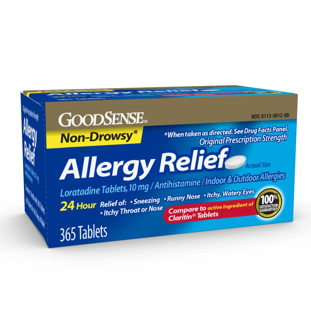 GoodSense Omeprazole Tablets 20mg 14 Count Pack of 3 & Loratadine Tablets 10mg 365 Count Allergy Relief Antihistamine - Image 5
