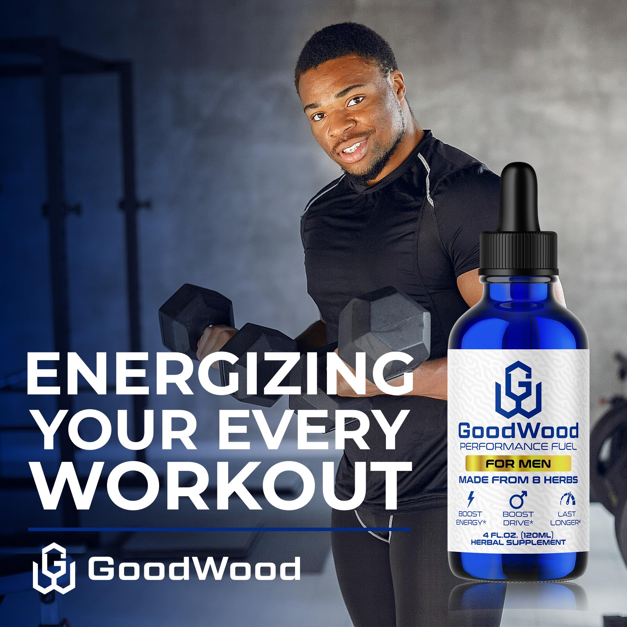 GoodWood - Male Liquid Drops - Increases Stamina and Size - Improves Energy, Drive, and Power - for Men Ages 30, 40, 50, 60+ - Made with 8 Herbs and Organic - One Pack - Image 4