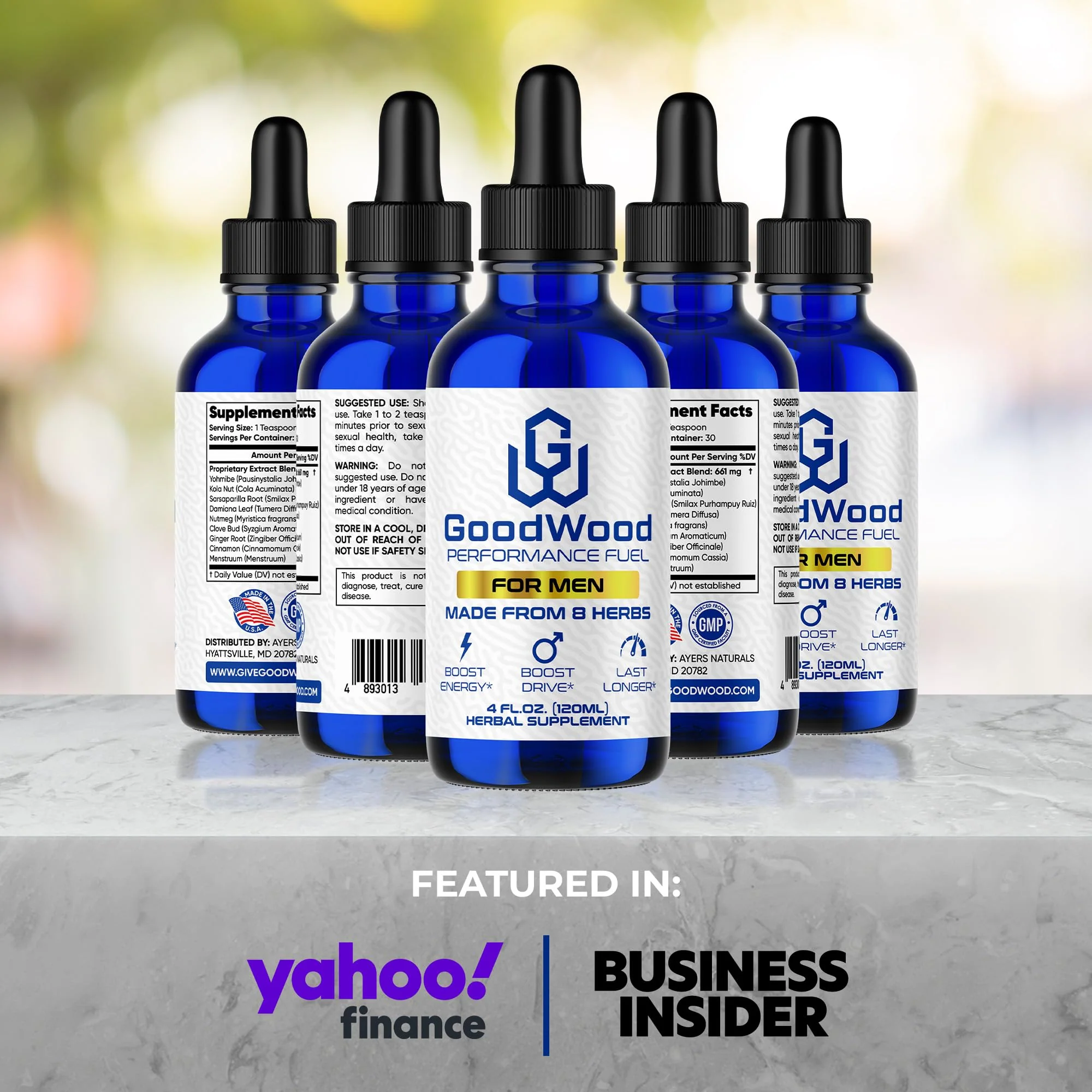 GoodWood - Male Liquid Drops - Increases Stamina and Size - Improves Energy, Drive, and Power - for Men Ages 30, 40, 50, 60+ - Made with 8 Herbs and Organic - One Pack - Image 8