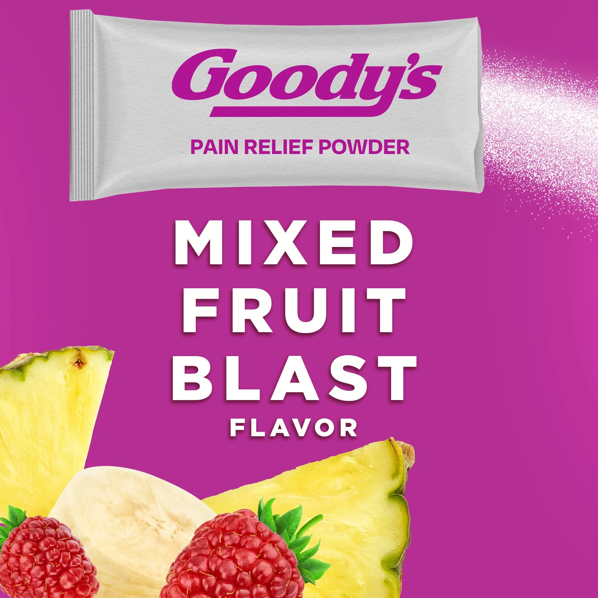 Goody's Pain Relief Powders, Extra Strength Headache Powder Mixed Fruit Blast, 24 ct (Pack of 1) - Image 5