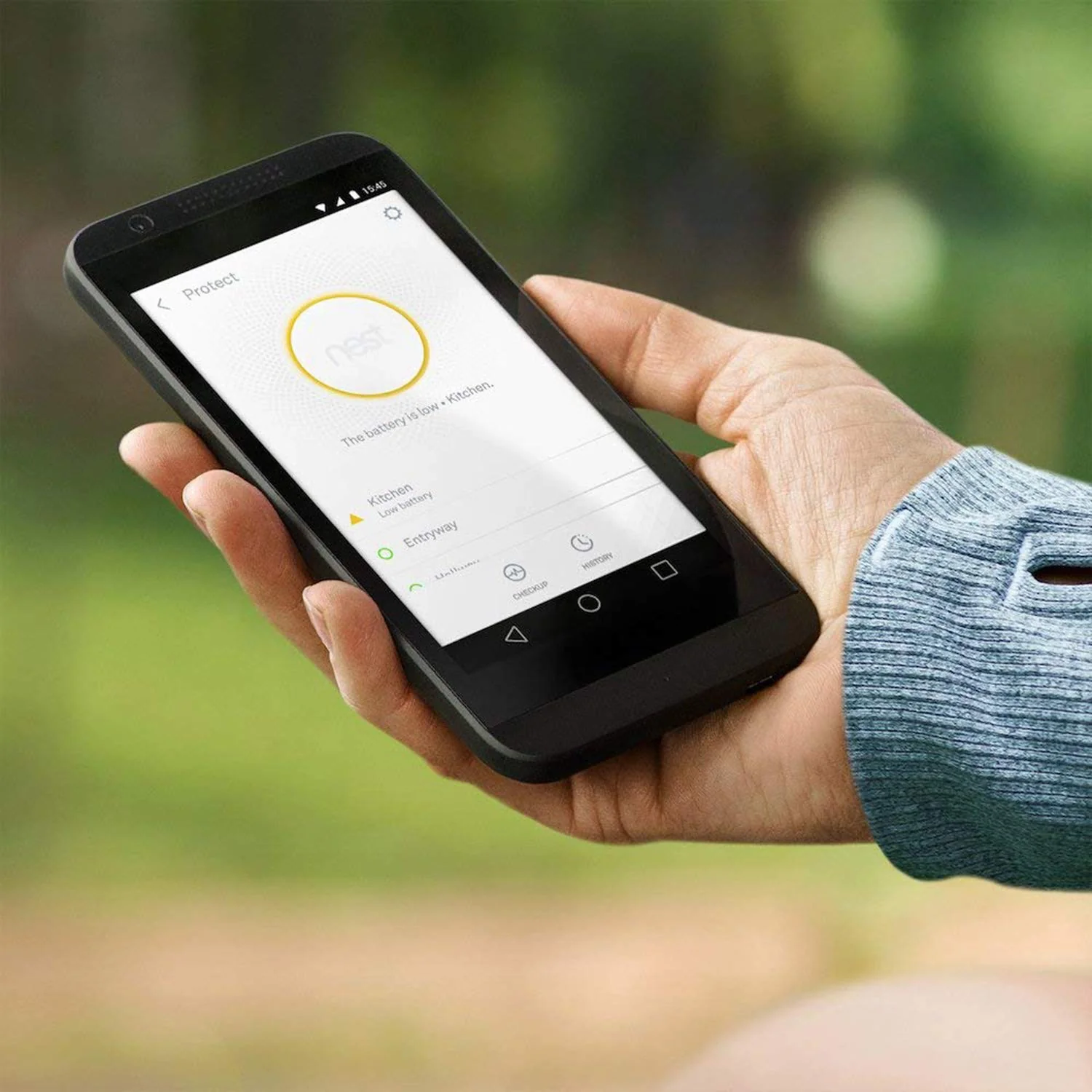 Google Nest Protect - Smoke Alarm - Smoke Detector and Carbon Monoxide Detector - Wired, White - Image 3