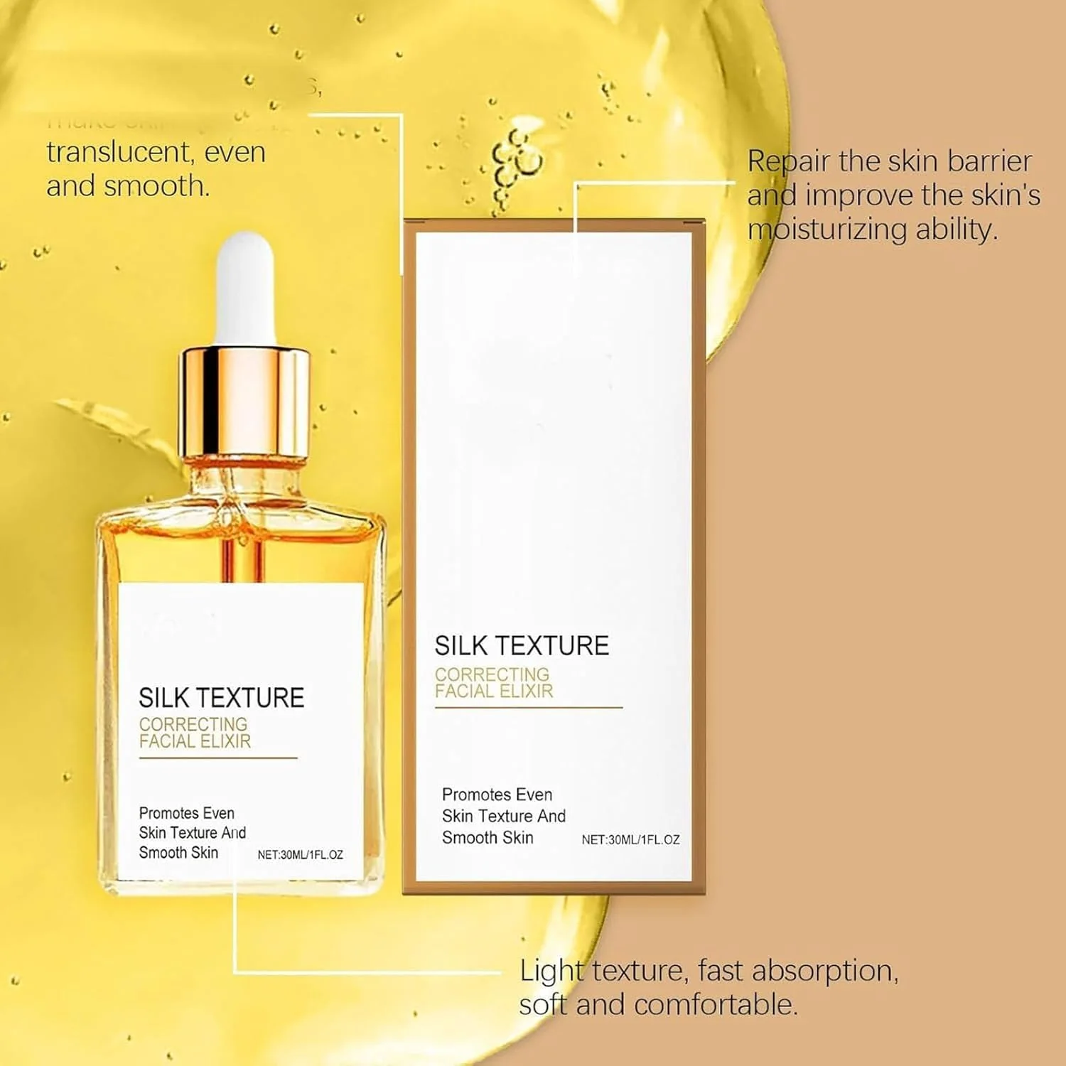 Gouda Silk Body Oil, Body Oil Perfume for Women, For Smooth and Hydrated Skin, Refreshing Non-greasy, Face and Body Essence Oil, Infused with Shea Butter, Coconut Oil (2) - Image 4