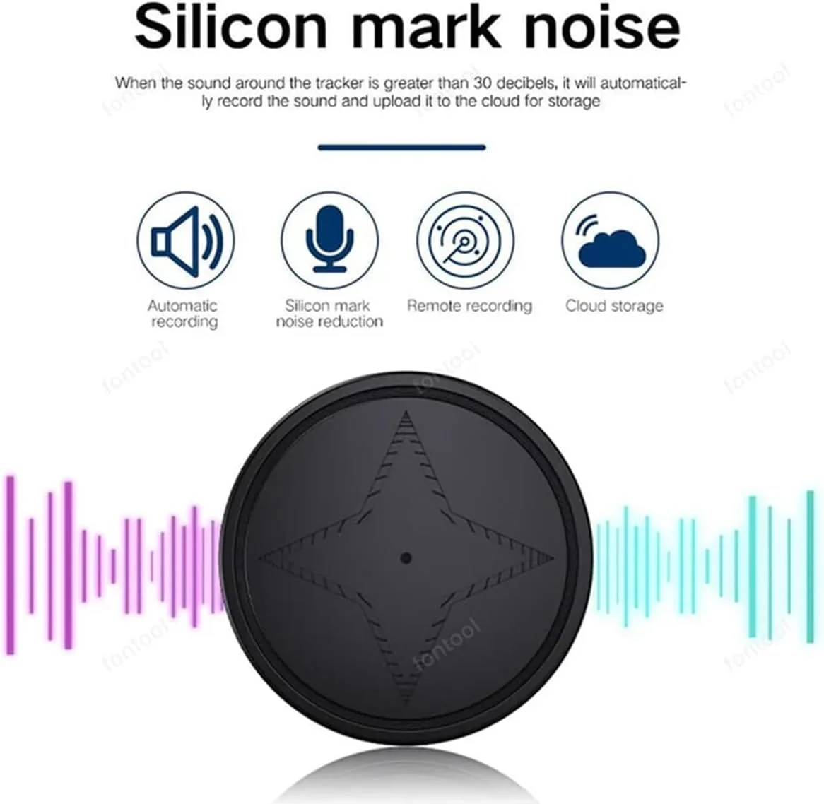 GPS Strong Magnetic Vehicle Anti-Lost Tracker, Mini GPS Tracker for Vehicles No Subscription - Smallest GPS Tracker Locator Real Time, Anti-Theft Micro Tracking Device with Free App (pg12-2) - Image 5