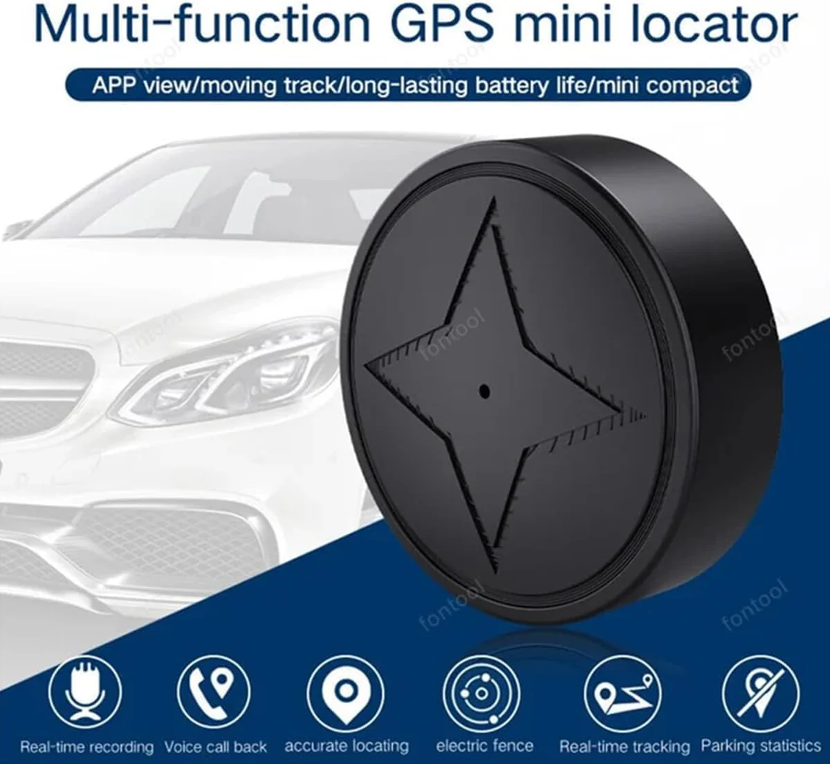 GPS Strong Magnetic Vehicle Anti-Lost Tracker, Mini GPS Tracker for Vehicles No Subscription - Smallest GPS Tracker Locator Real Time, Anti-Theft Micro Tracking Device with Free App (pg12-2) - Image 7