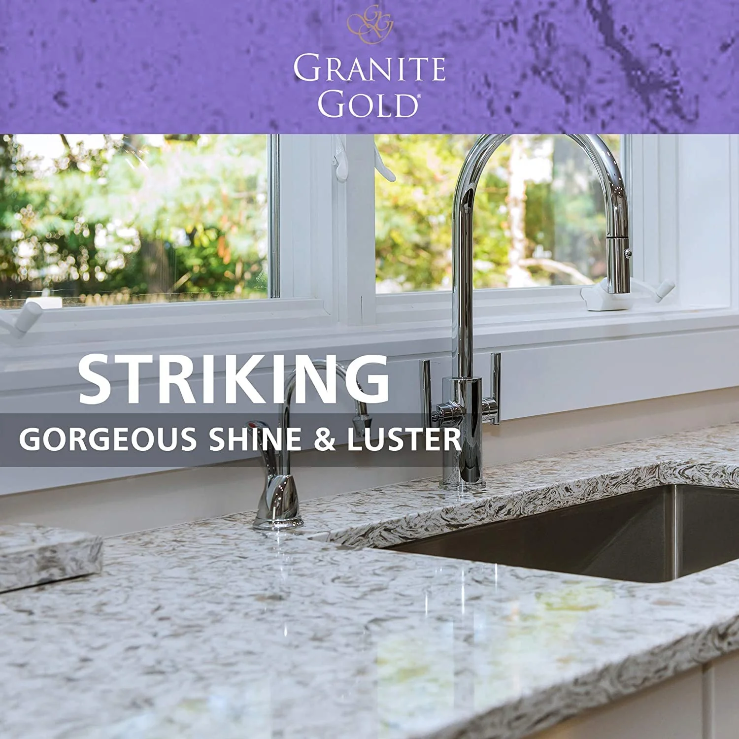 Granite Gold Clean and Shine Spray for Granite, Marble & Other Natural Stone & Quartz Surfaces, 1 x 64 Fl. Oz. & 2 x 24 Fl. Oz., 3-Pack - Image 5
